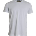 Dolce & Gabbana white cotton T-shirt with round neck and short sleeves-3