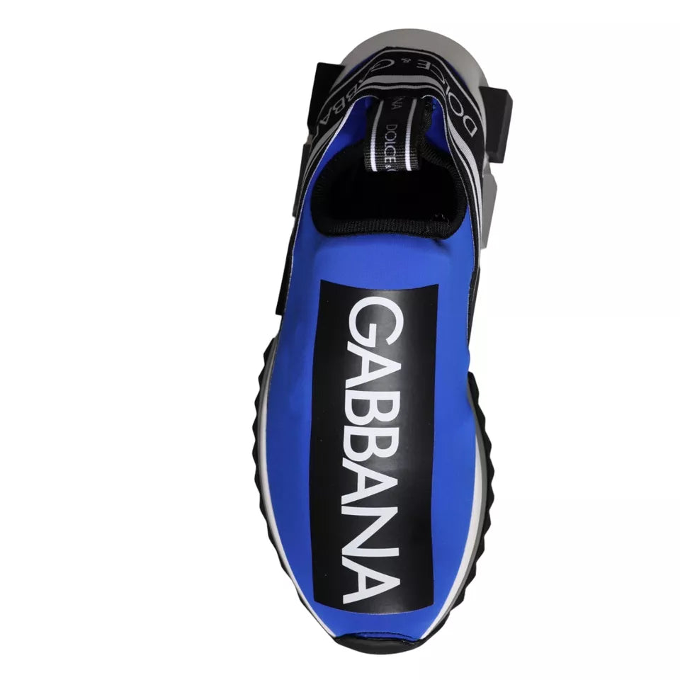 Dolce & Gabbana Blue Logo Low Top Sorrento Sneakers Shoes-2
