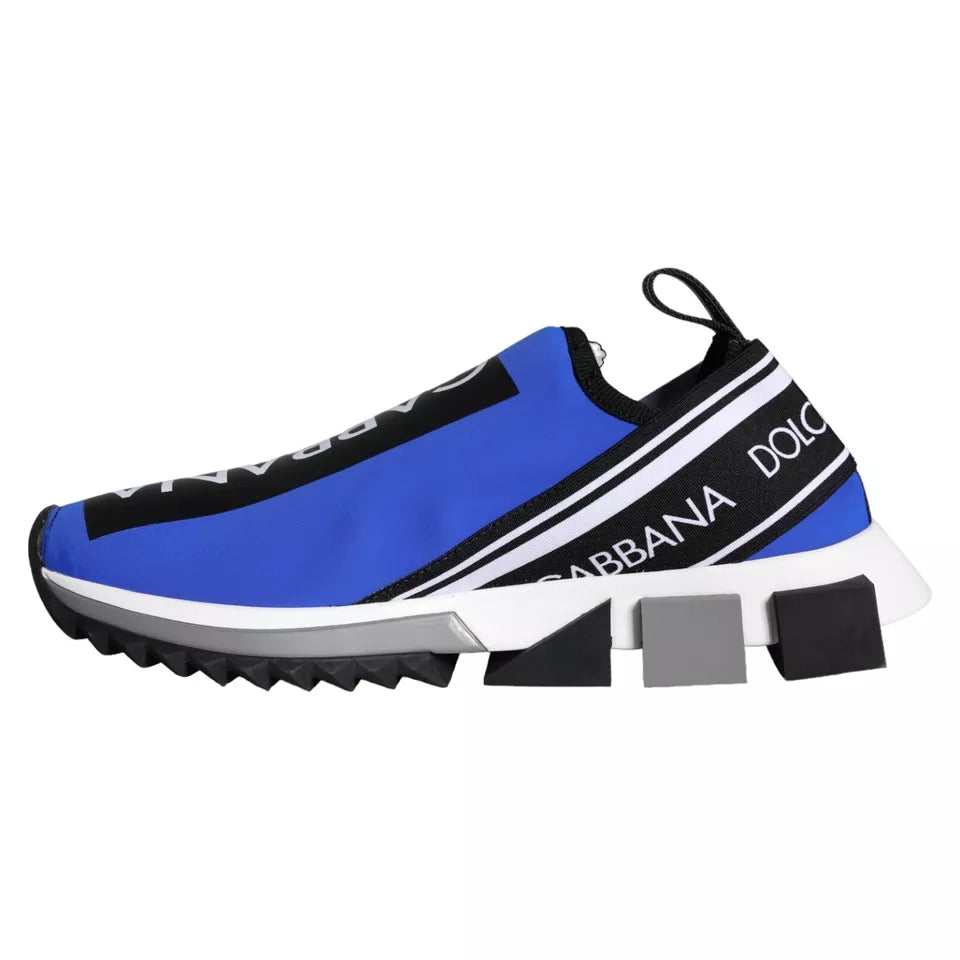 Dolce & Gabbana Blue Logo Low Top Sorrento Sneakers Shoes-6