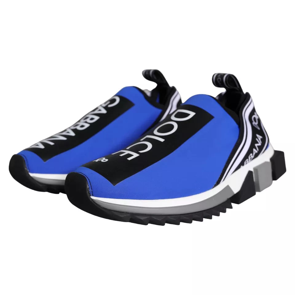 Dolce & Gabbana Blue Logo Low Top Sorrento Sneakers Shoes-7