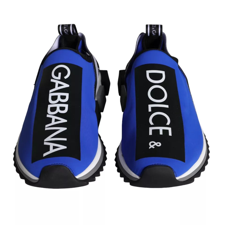 Dolce & Gabbana Blue Logo Low Top Sorrento Sneakers Shoes-8