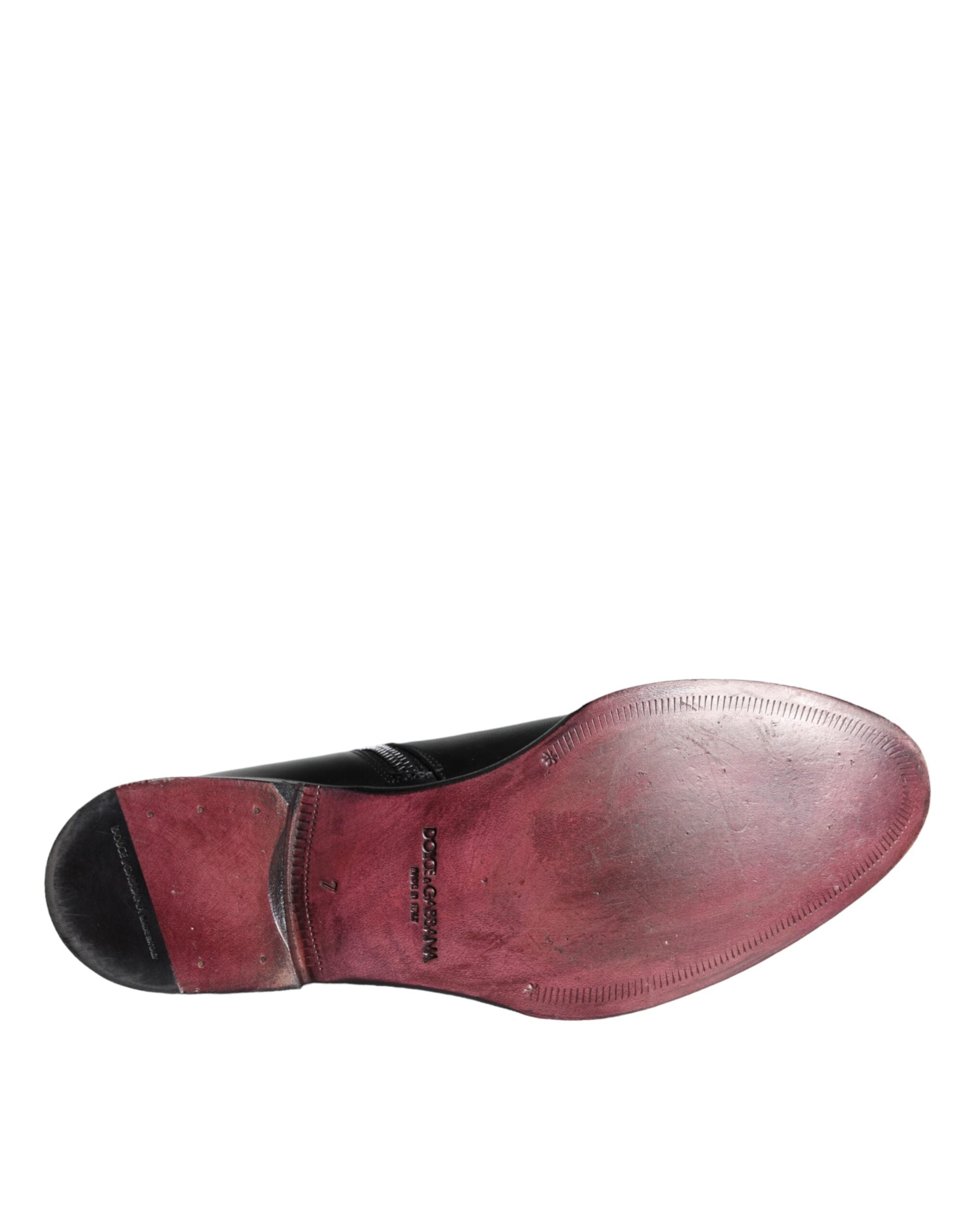 Dolce & Gabbana Black Calfskin Men's Boots Men's Shoes-6