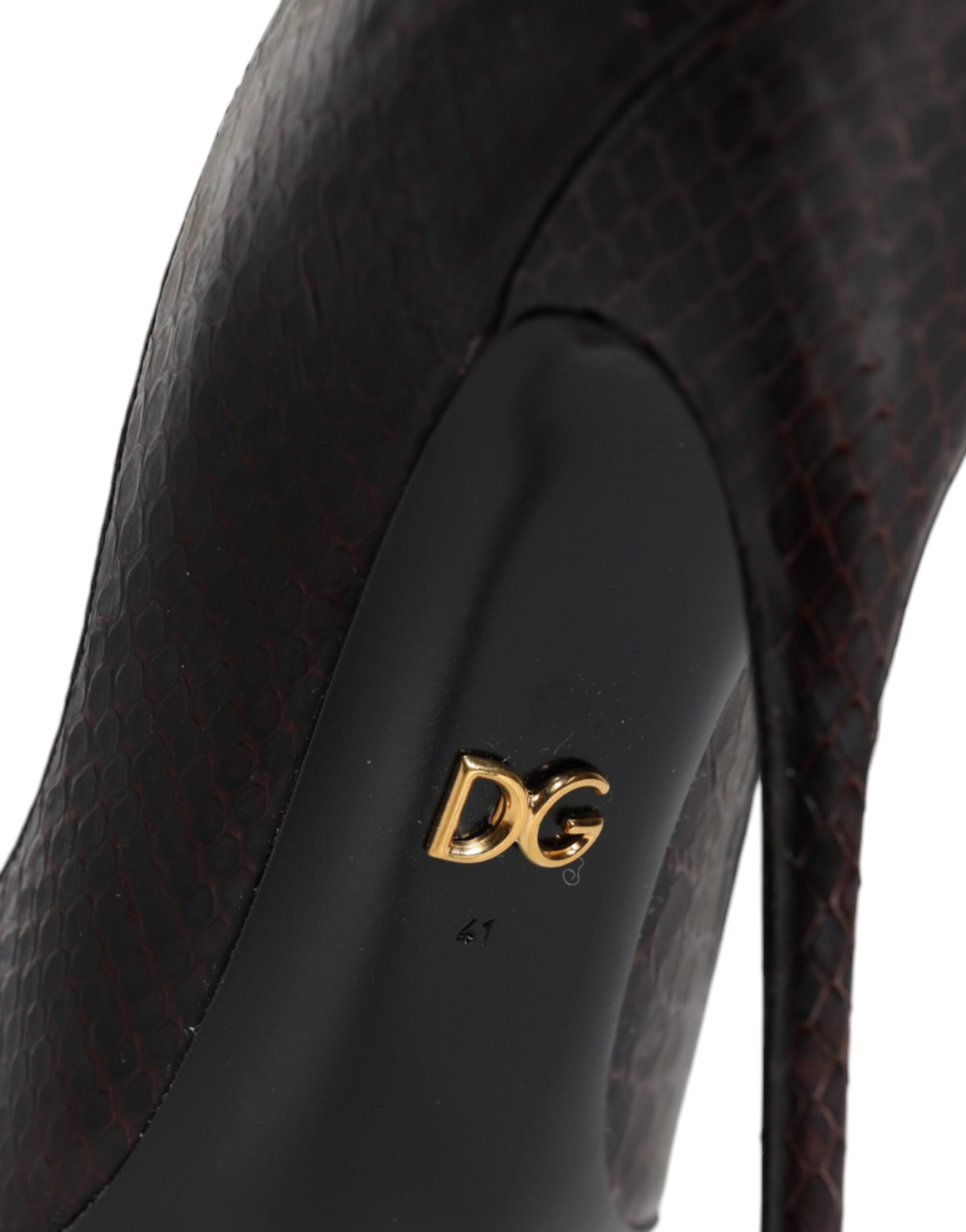 Zapatos de tacón de piel exótica multicolor de Dolce & Gabbana-5
