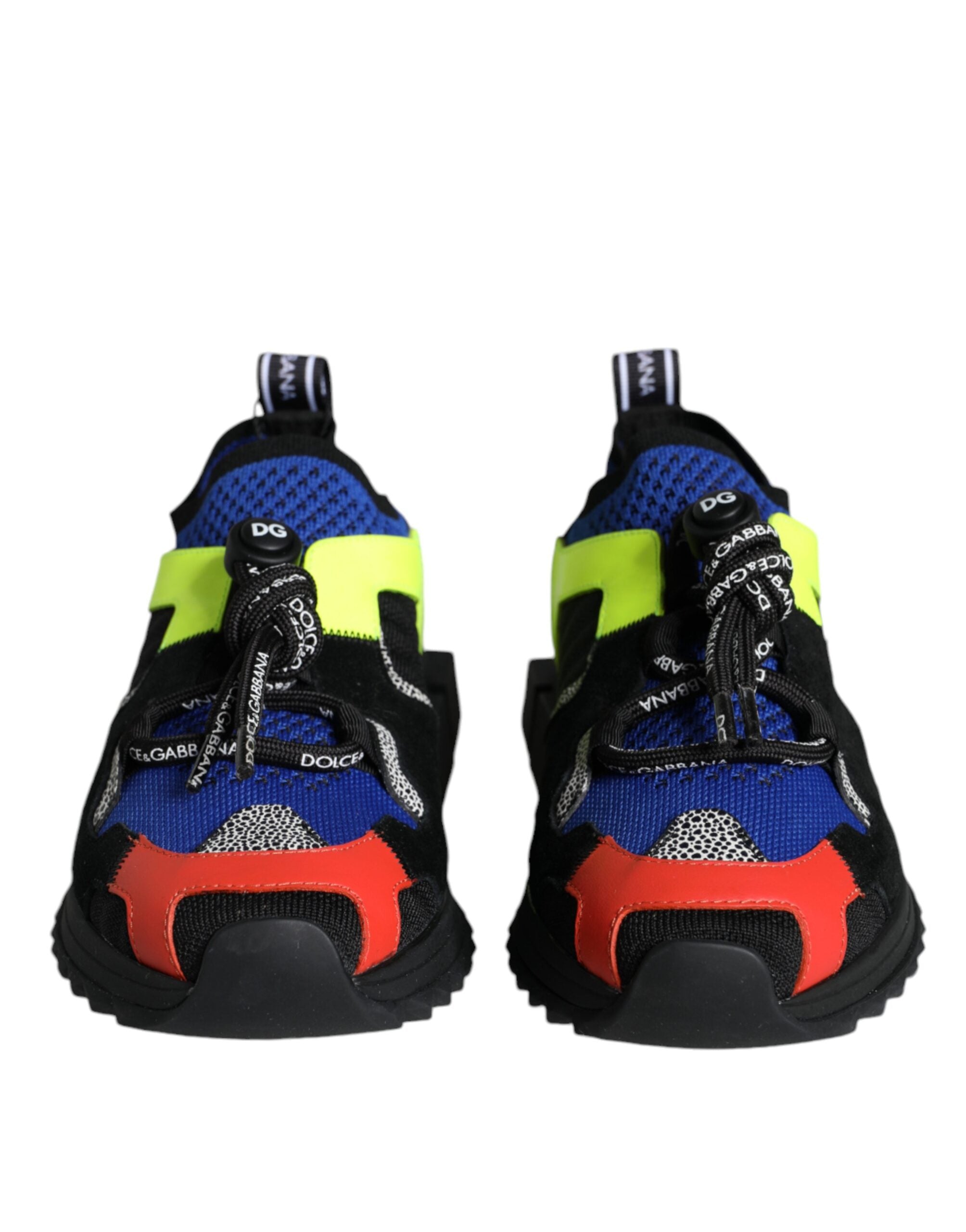 Dolce & Gabbana Multicolor Mesh Sorrento Trekking Sneakers Shoes-2