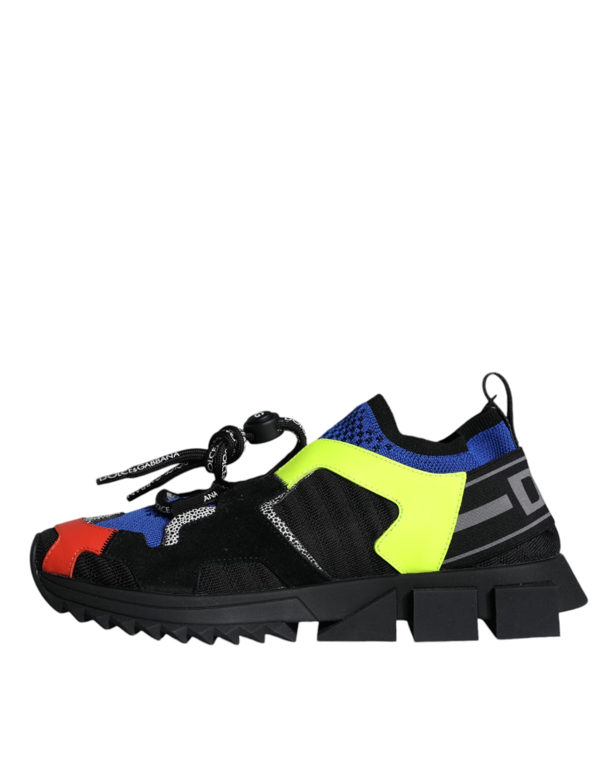 Dolce & Gabbana Multicolor Mesh Sorrento Trekking Sneakers Shoes-5