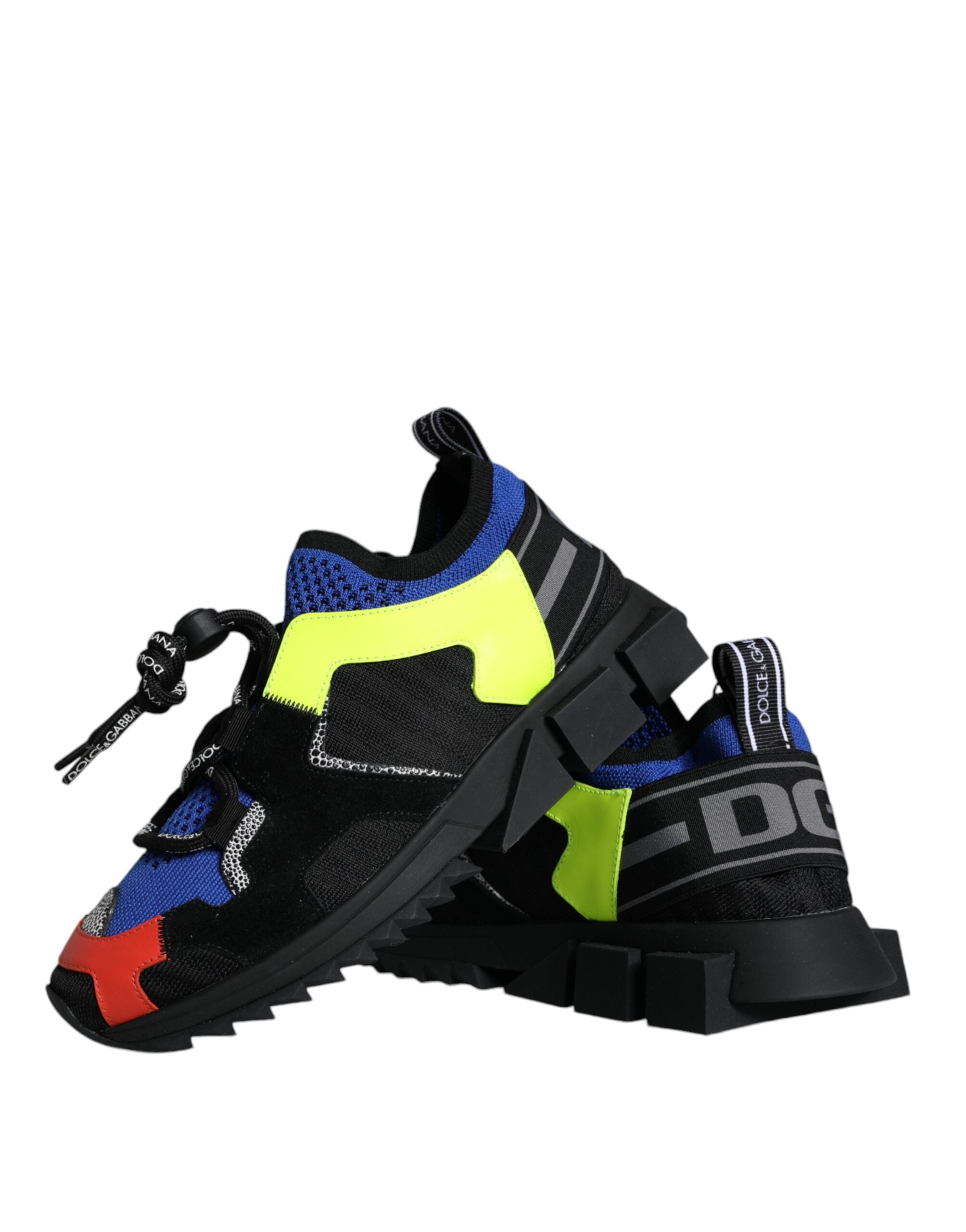 Dolce & Gabbana Multicolor Mesh Sorrento Trekking Sneakers Shoes-6