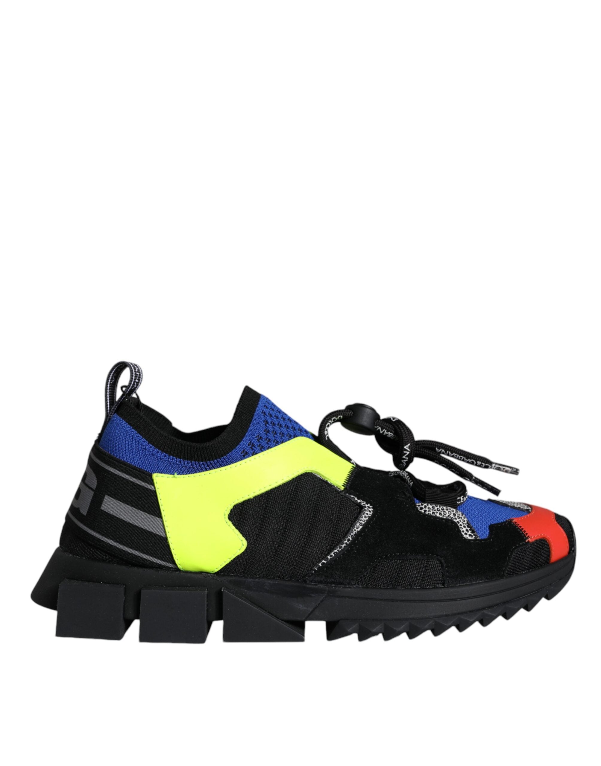 Dolce & Gabbana Multicolor Mesh Sorrento Trekking Sneakers Shoes-1