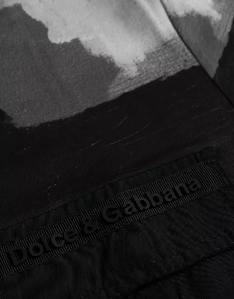 Dolce & Gabbana multicolor camouflage cotton T-shirt with round neck-6