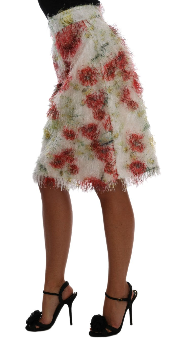 Dolce & Gabbana floral patterned straight pencil skirt-2