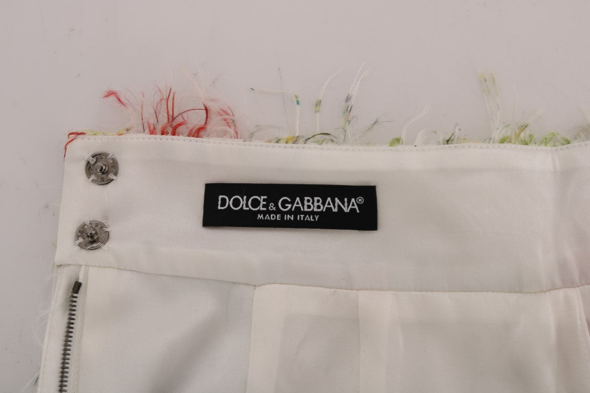 Dolce & Gabbana floral patterned straight pencil skirt-5