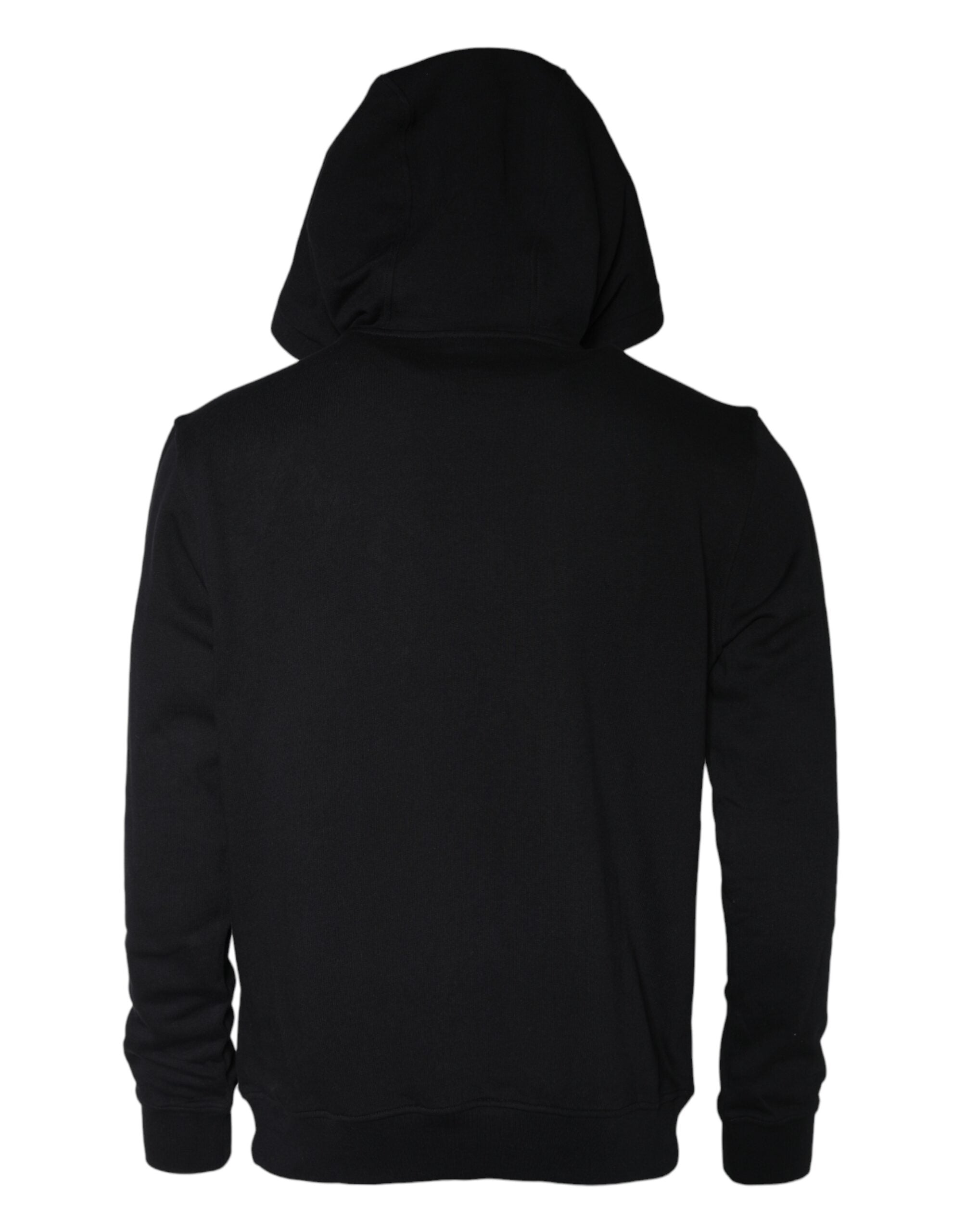 Versace Black Medusa Print Cotton Hoodie Pullover Sweatshirt-6