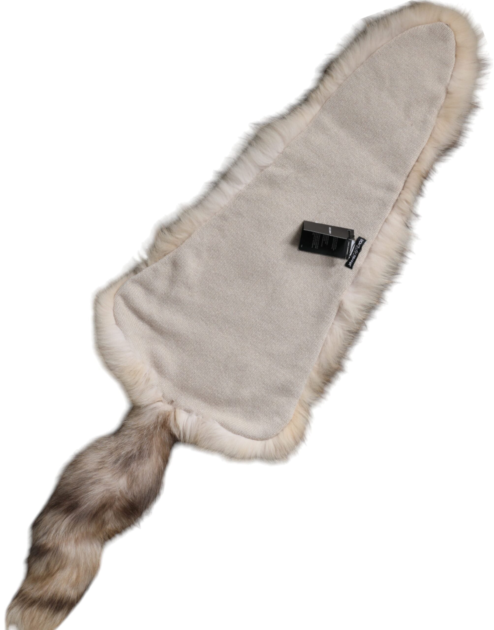 Dolce & Gabbana Brauner Frostfuchs Pelz Halswärmer Winterschal-2