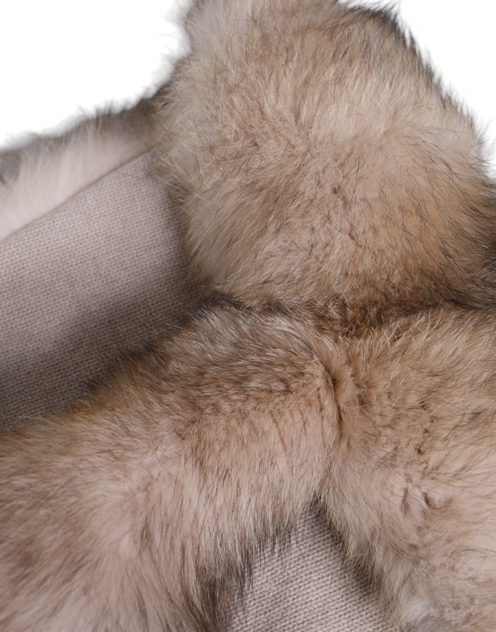 Dolce & Gabbana Brauner Frostfuchs Pelz Halswärmer Winterschal-5