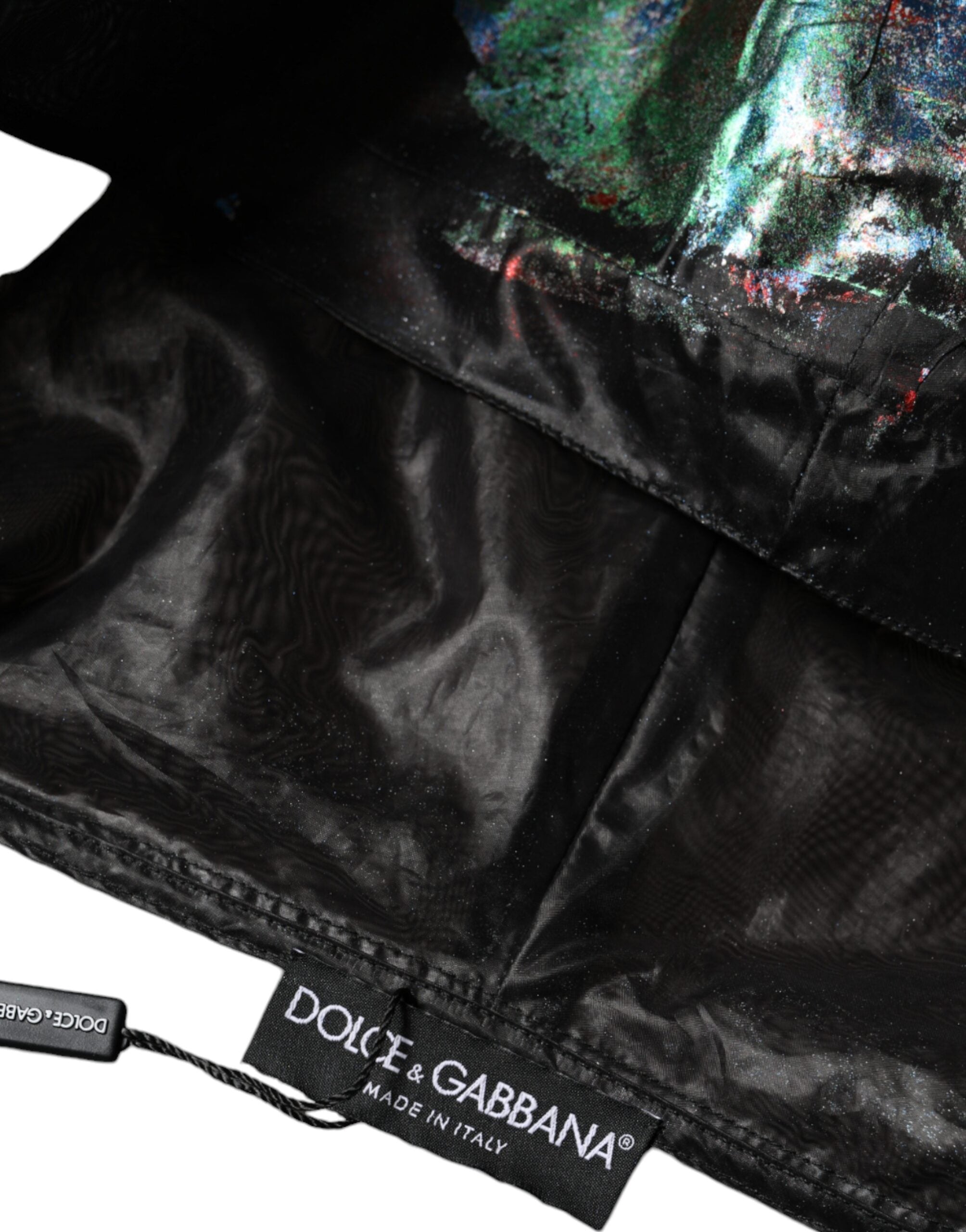 Dolce & Gabbana Multicolor Print Hooded Sweatshirt Pullover-6