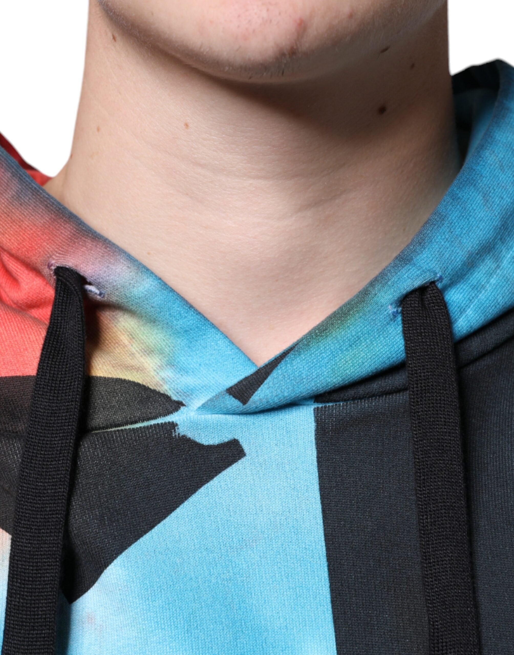 Dolce & Gabbana Multicolor Tie Dye Hooded Sweatshirt Pullover-5