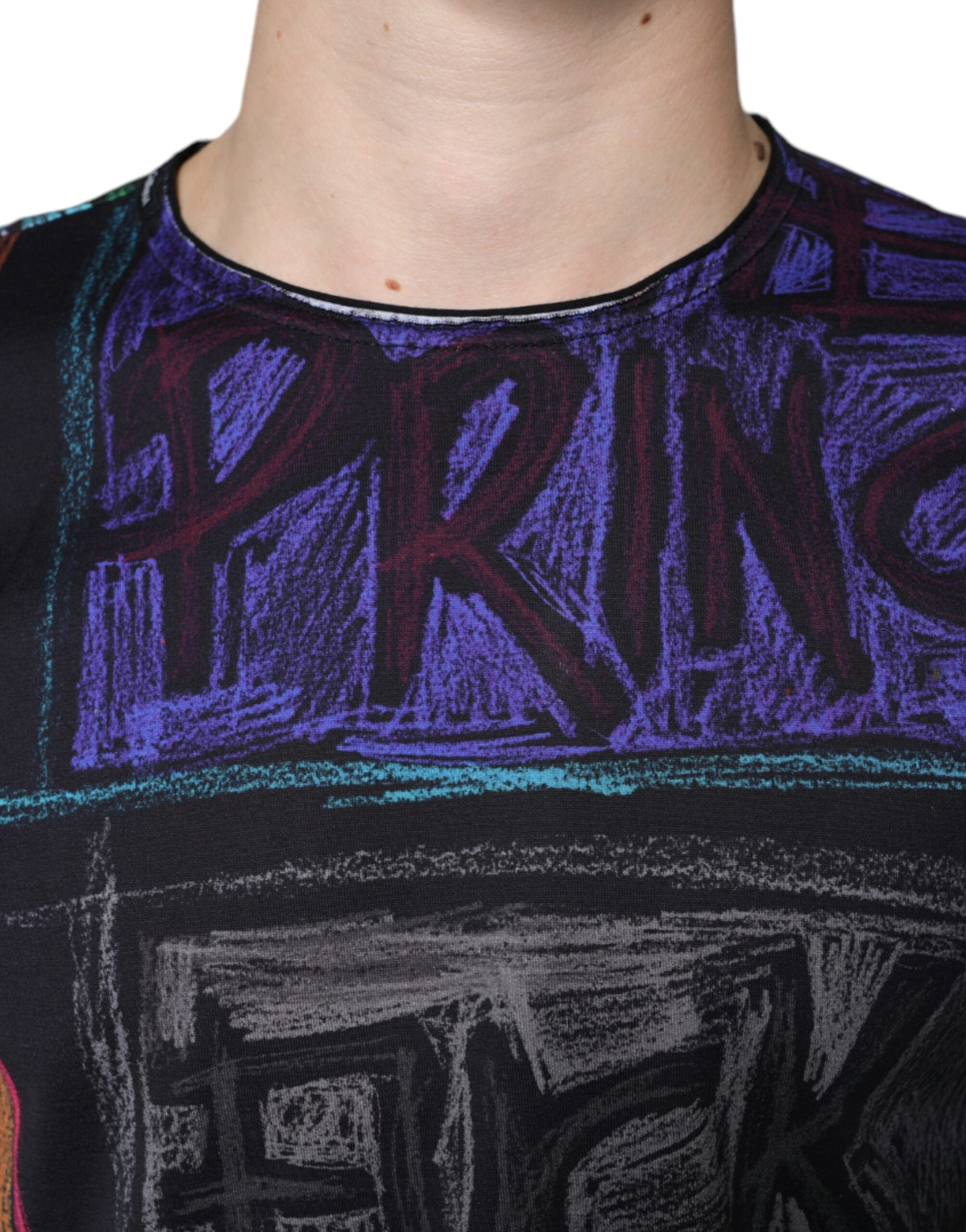 Dolce & Gabbana multicoloured cotton T-shirt with graphic print-5