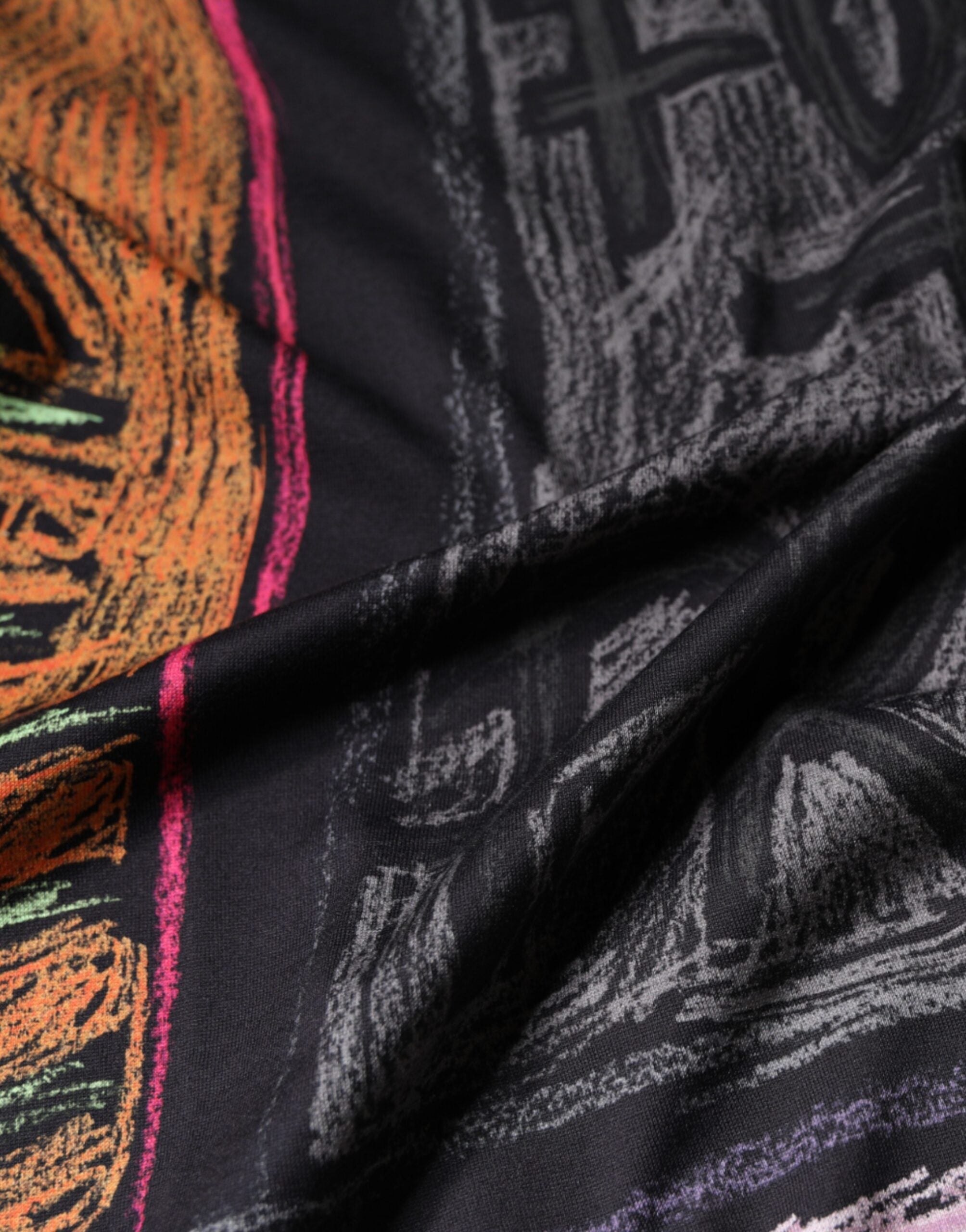 Dolce & Gabbana multicoloured cotton T-shirt with graphic print-6