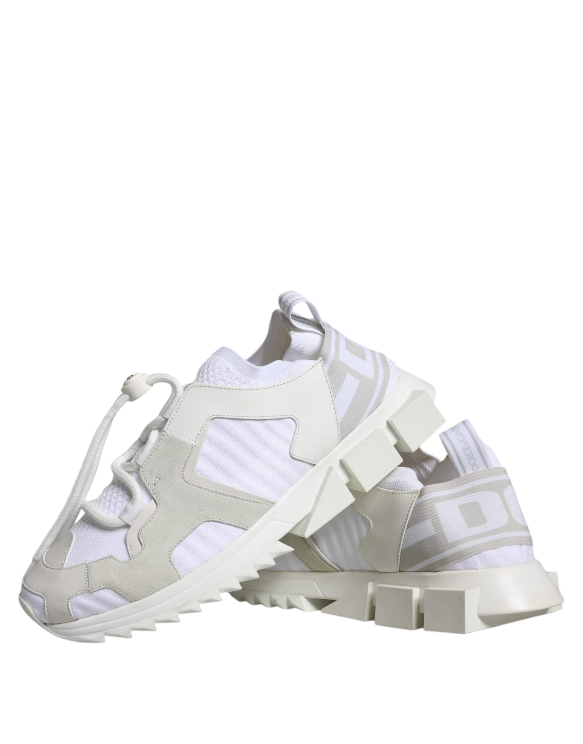 Dolce & Gabbana White Mesh Sorrento Trekking Sneakers Shoes-7