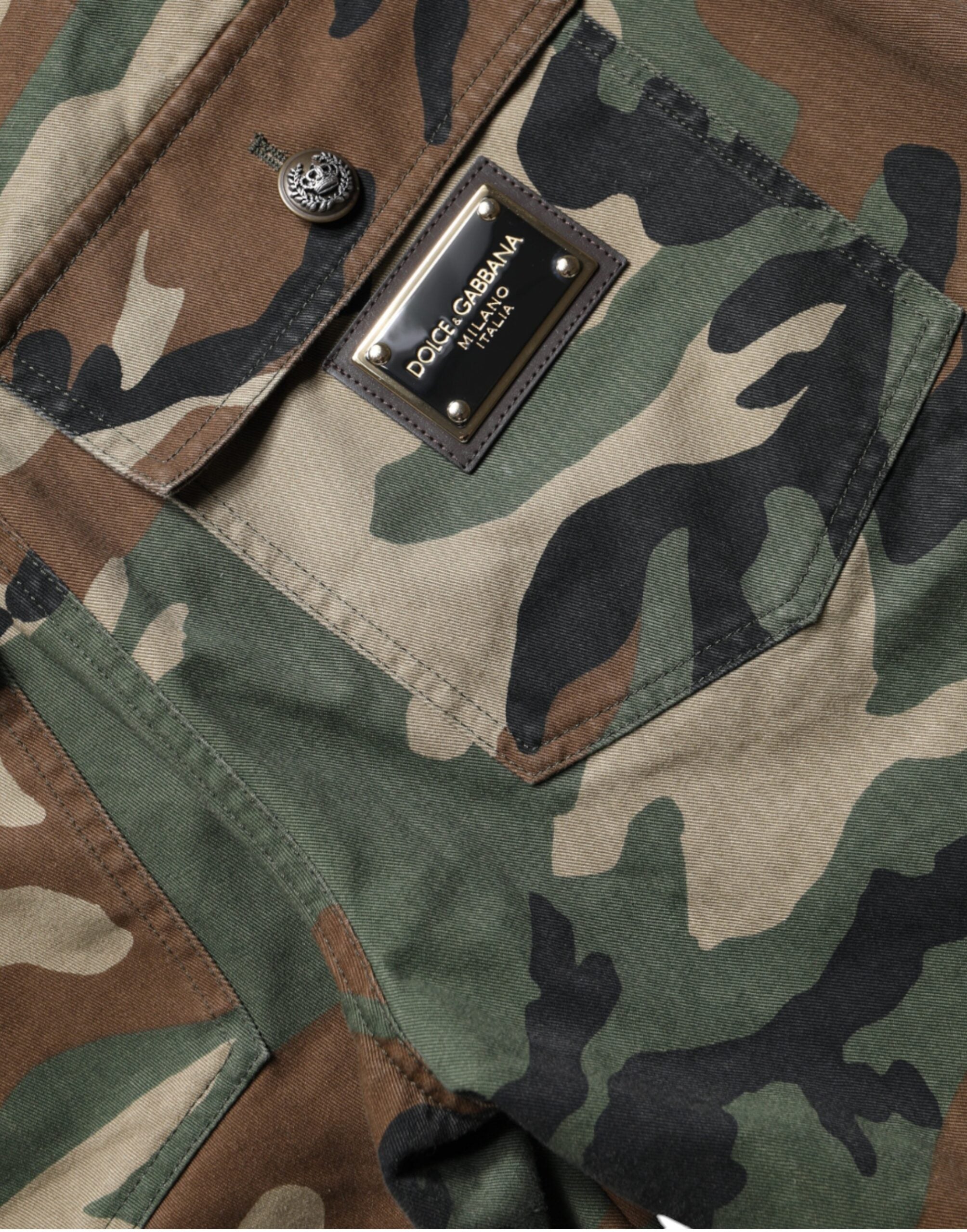 Dolce & Gabbana Multicolored Camouflage Cargo Pants-7