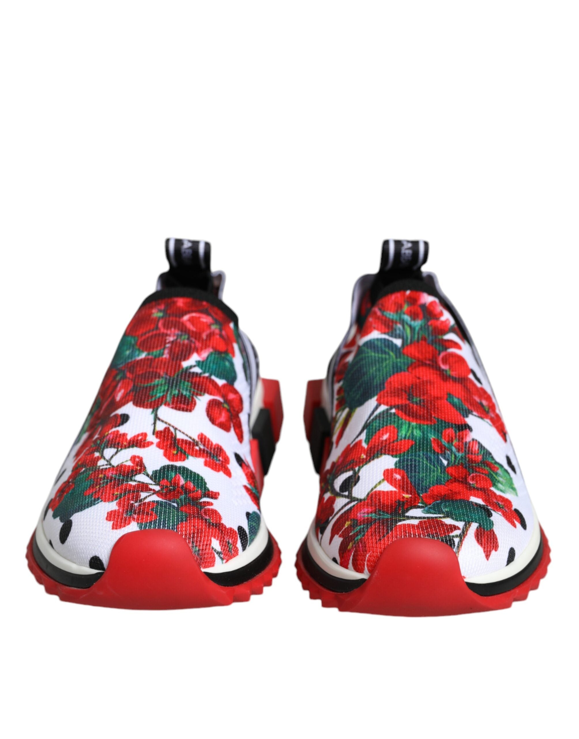 Dolce & Gabbana Multicolor Geranium Sorrento Sneakers Shoes-2
