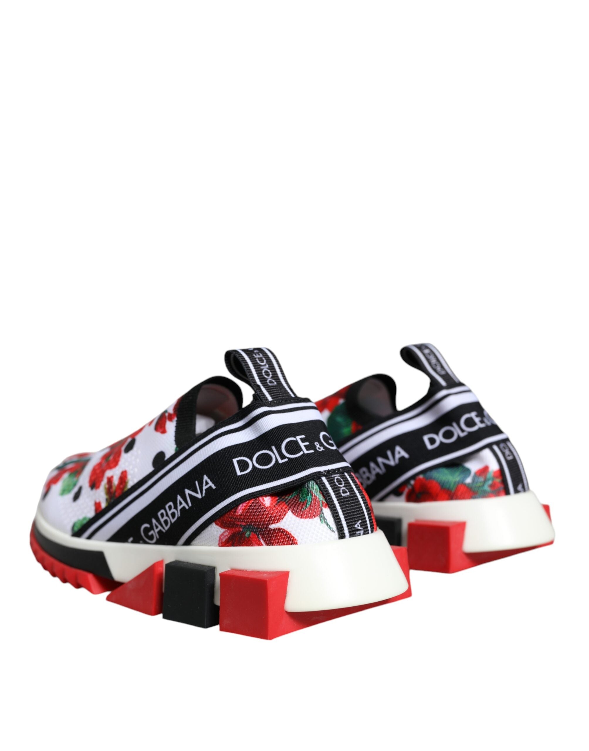 Dolce & Gabbana Multicolor Geranium Sorrento Sneakers Shoes-4