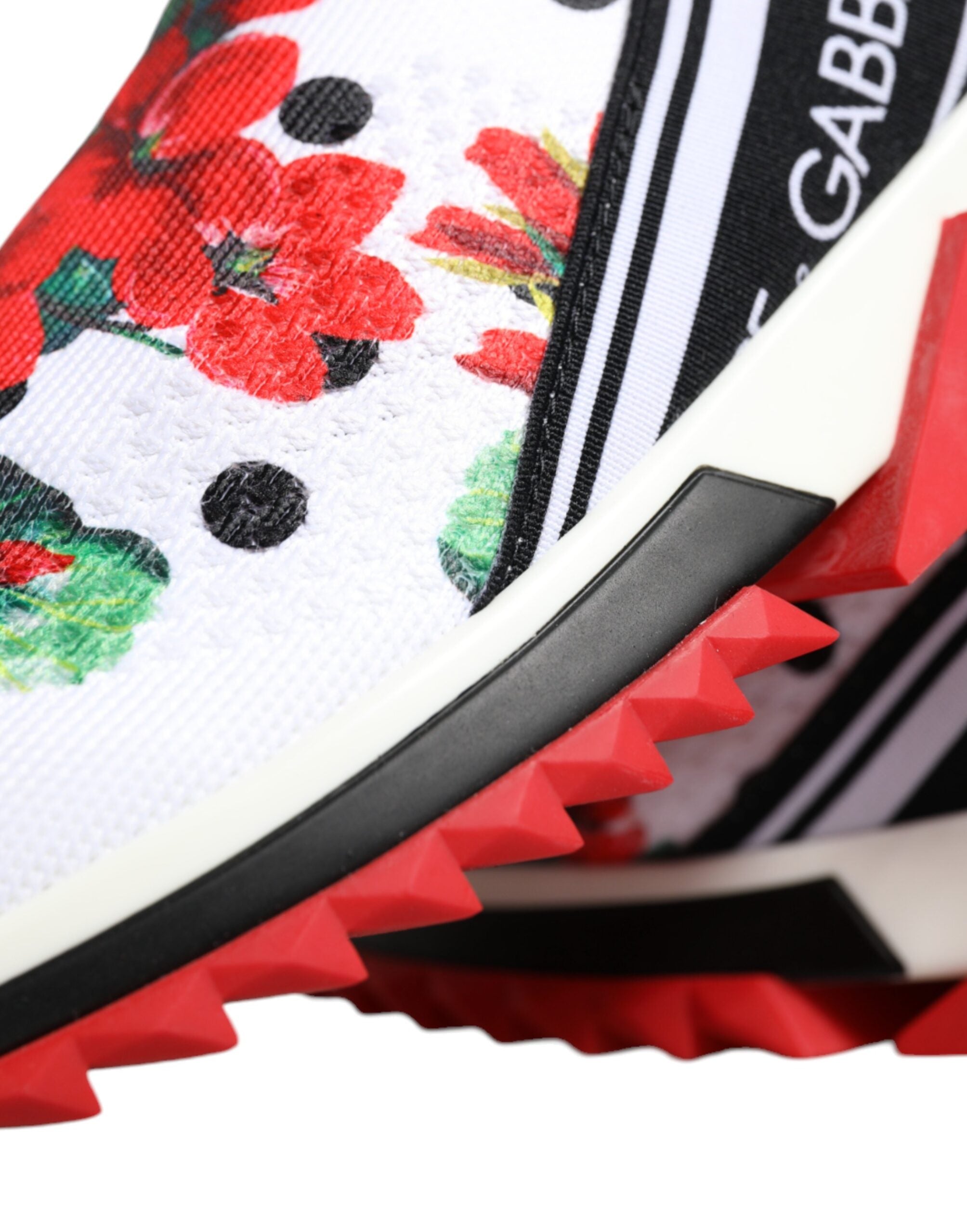Dolce & Gabbana Multicolor Geranium Sorrento Sneakers Shoes-6