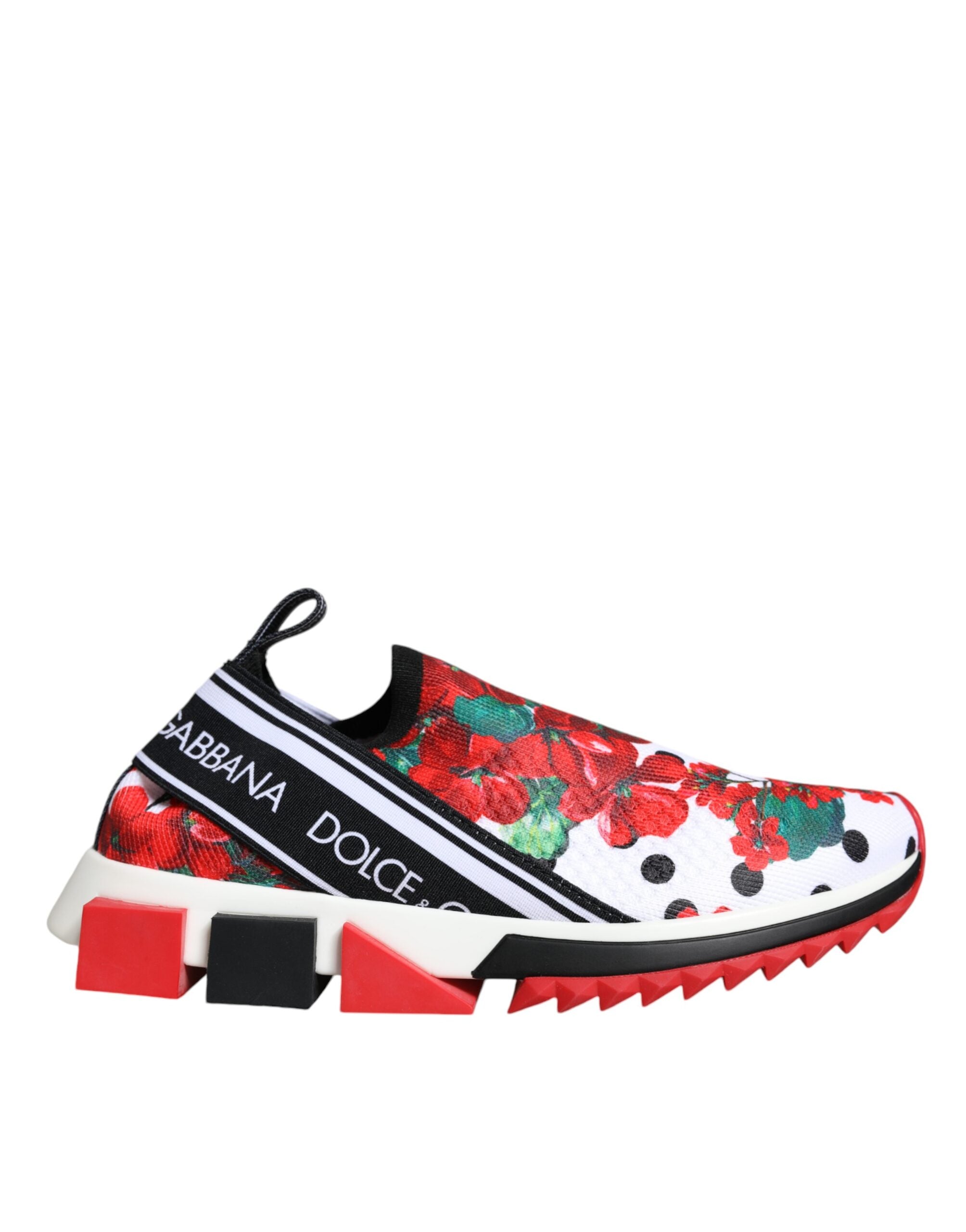 Dolce & Gabbana Multicolor Geranium Sorrento Sneakers Shoes-1