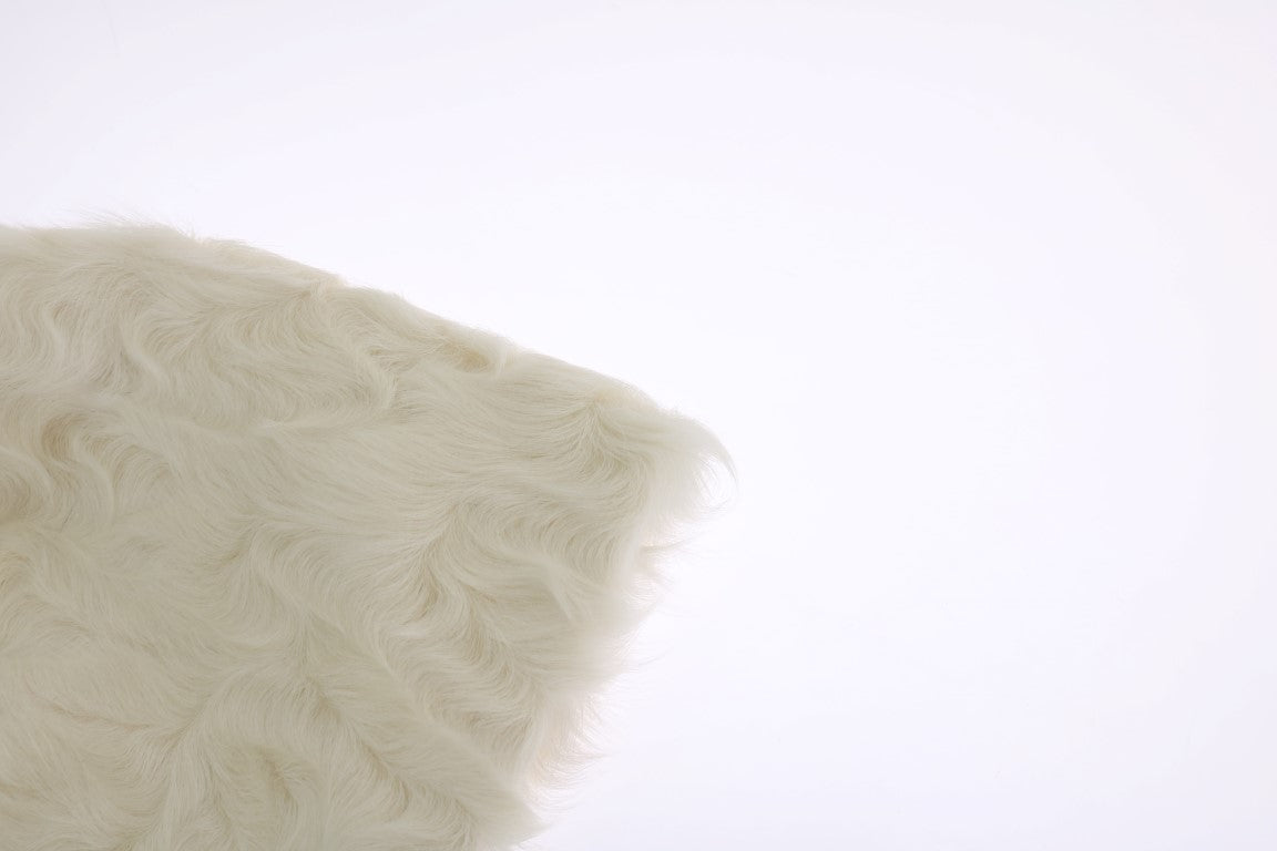Dolce & Gabbana White Xiangao Lambskin Hat-6