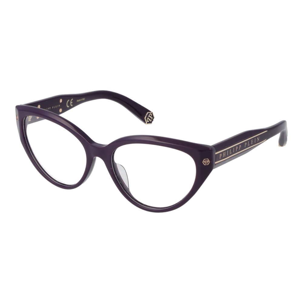 Gafas Philipp Plein de acetato de celulosa color lila (montura)-1