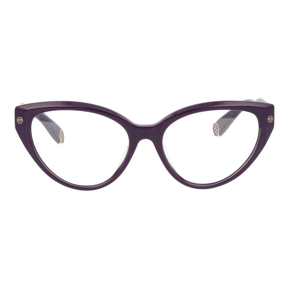 Gafas Philipp Plein de acetato de celulosa color lila (montura)-2