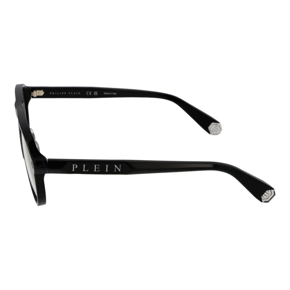 Philipp Plein Black Cellulose Acetate Glasses (Frames)-4
