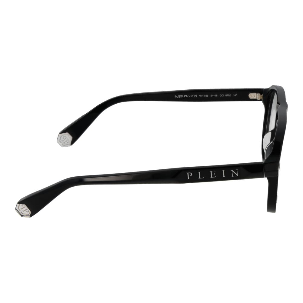 Philipp Plein Black Cellulose Acetate Glasses (Frames)-5