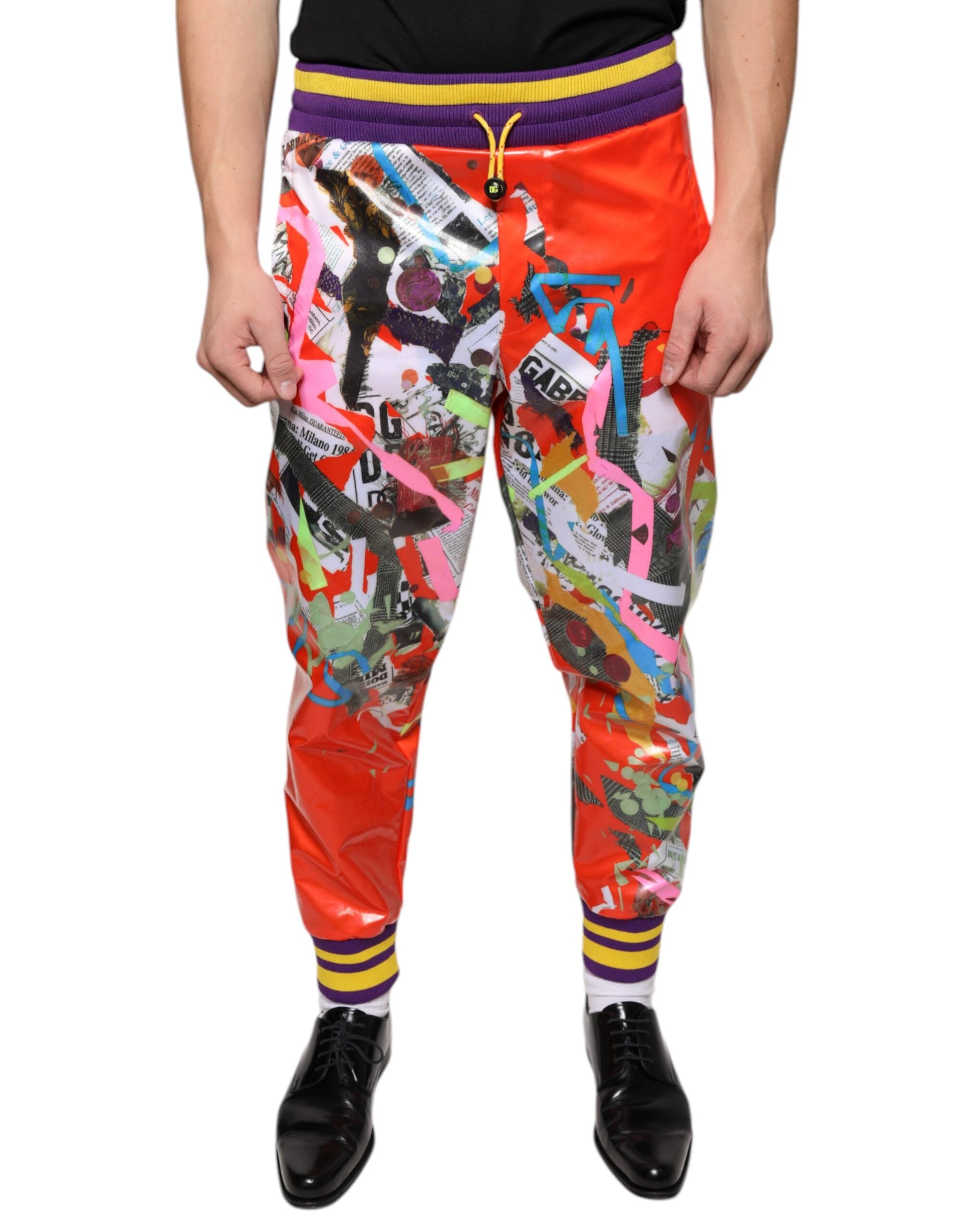 Dolce & Gabbana Multicolor bedruckte Jogger-Sweatpants Hose-2