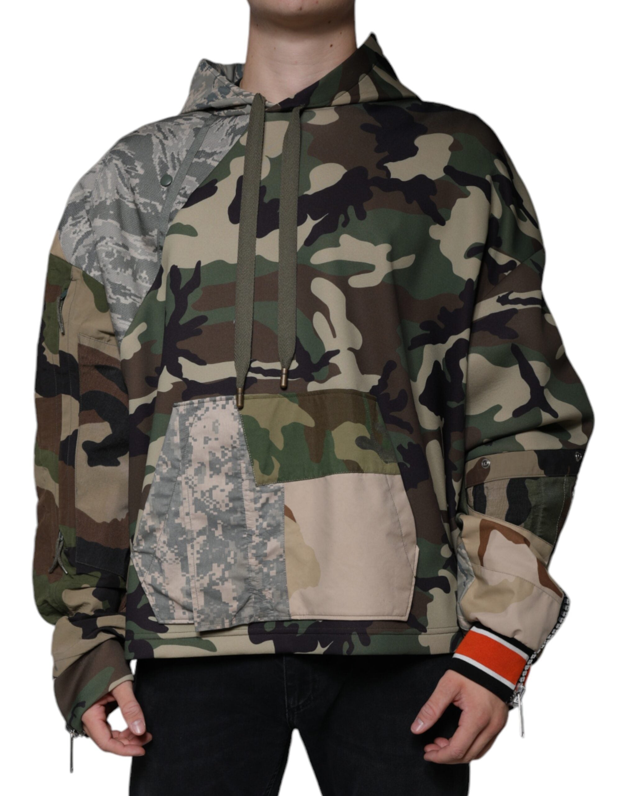 Sudadera con capucha y estampado de camuflaje multicolor de Dolce & Gabbana-2