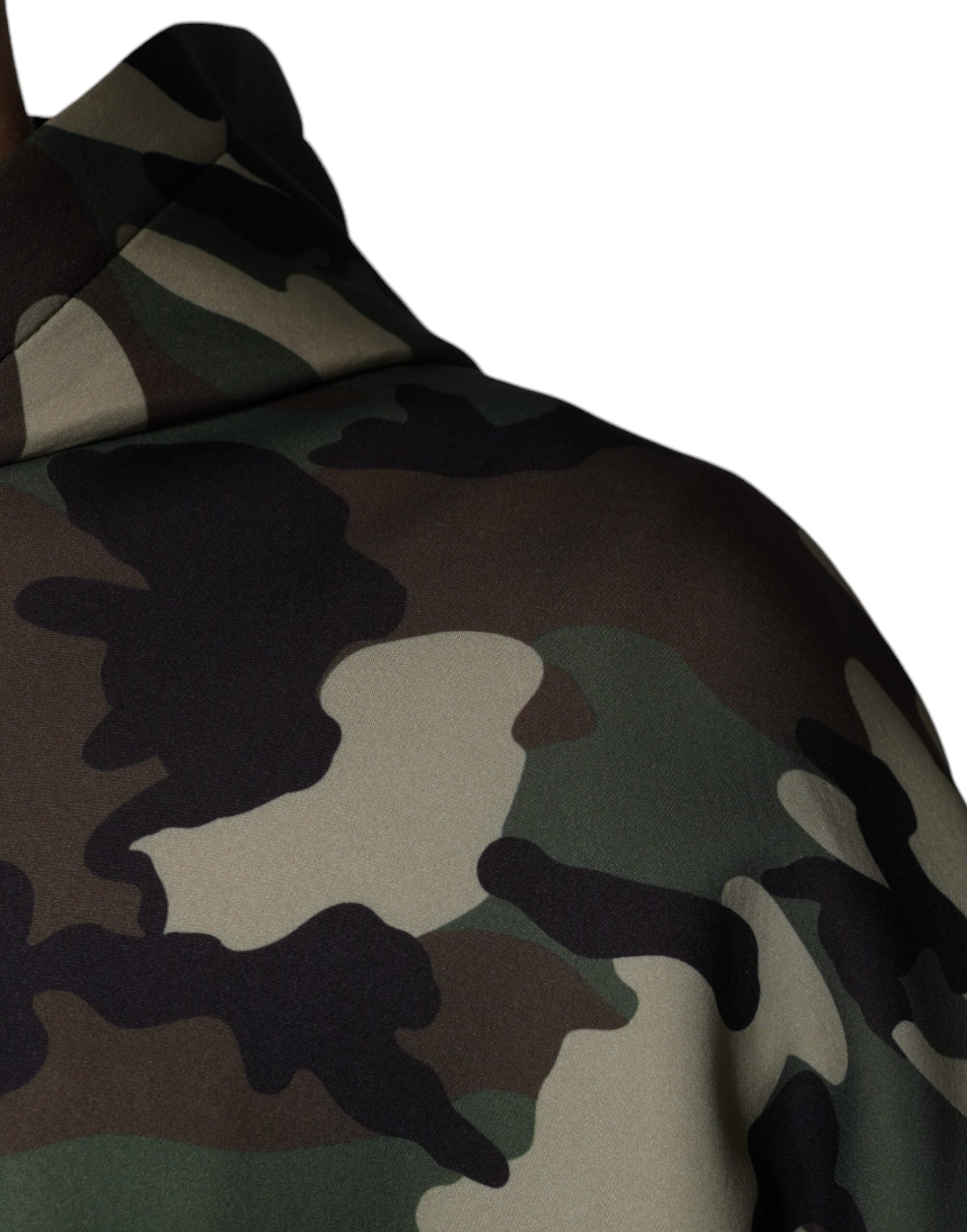 Sudadera con capucha y estampado de camuflaje multicolor de Dolce & Gabbana-6