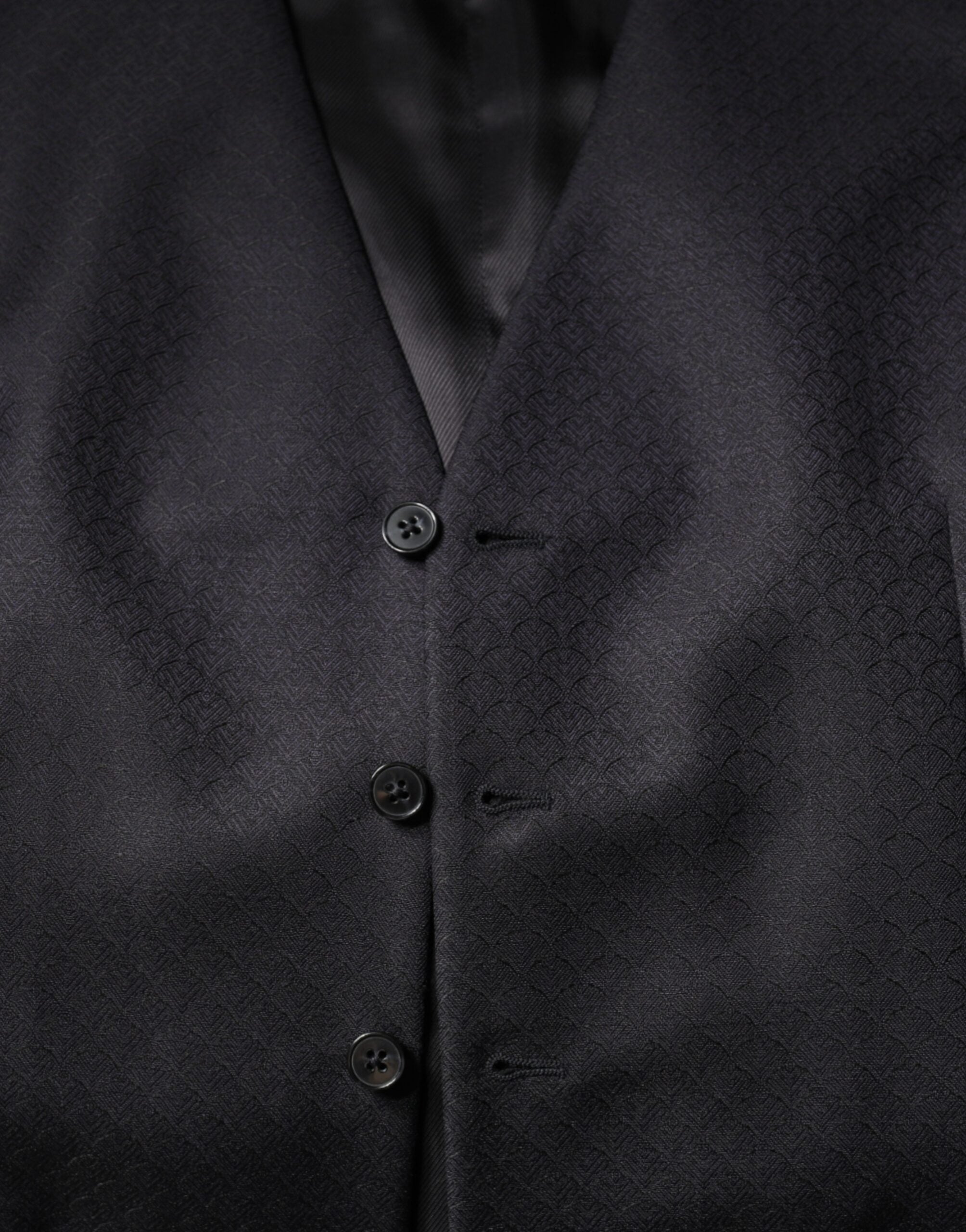 Dolce & Gabbana Schwarze Wollweste Kleid Formelle Weste-8