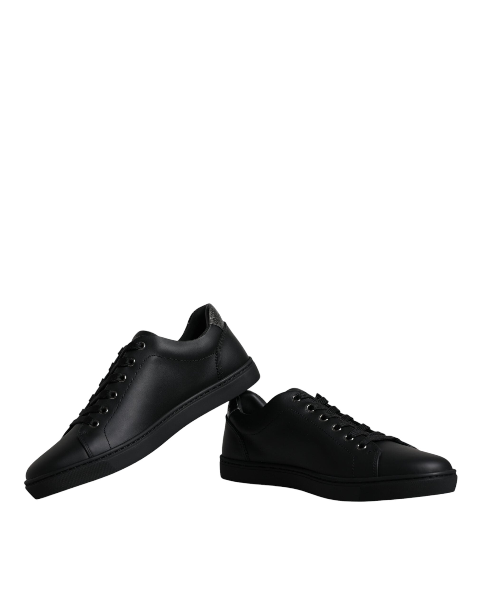 Dolce & Gabbana Schwarz London Sacred Heart Männer Turnschuhe Schuhe-5