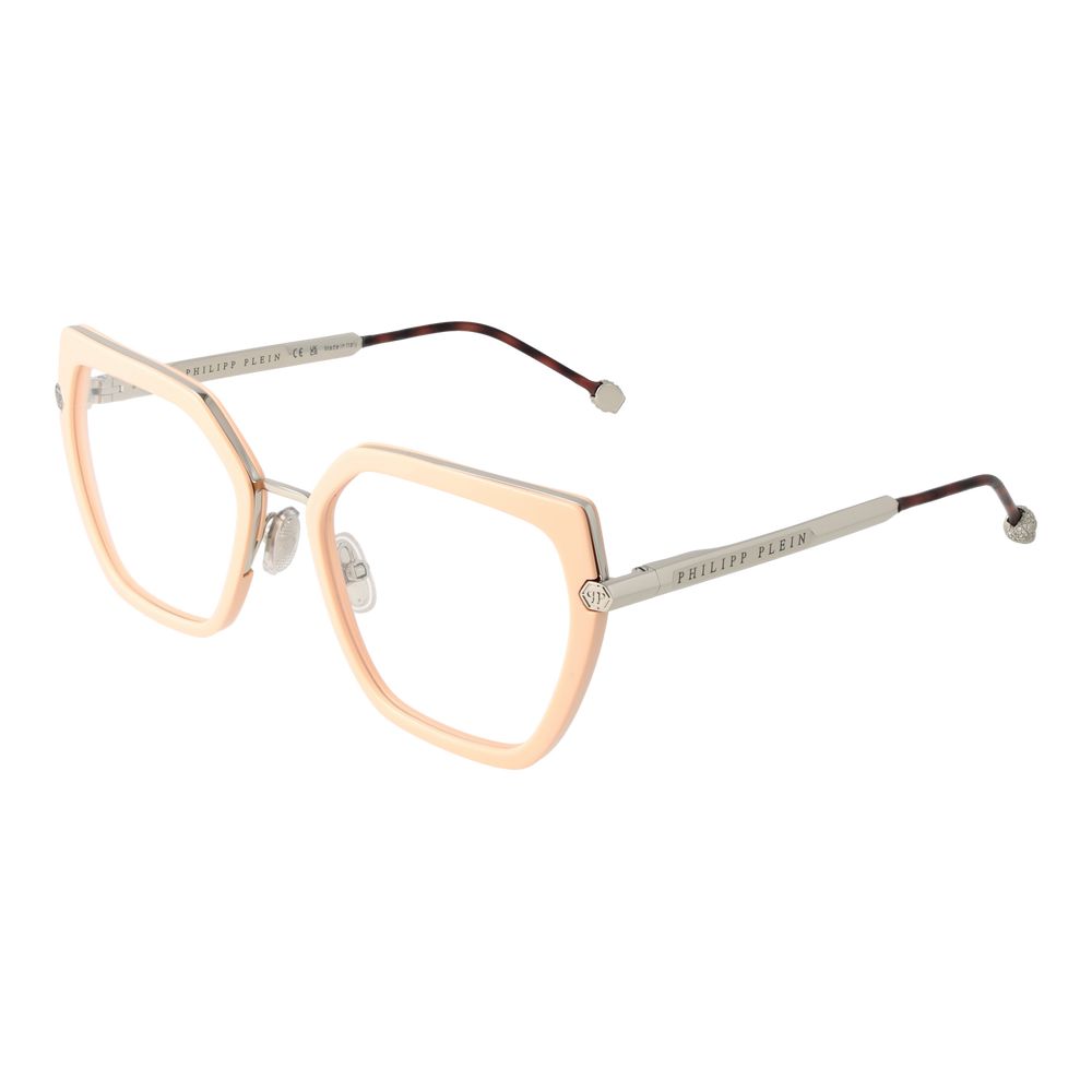 Philipp Plein Pink Metal and Plastic Glasses (Frames)-1