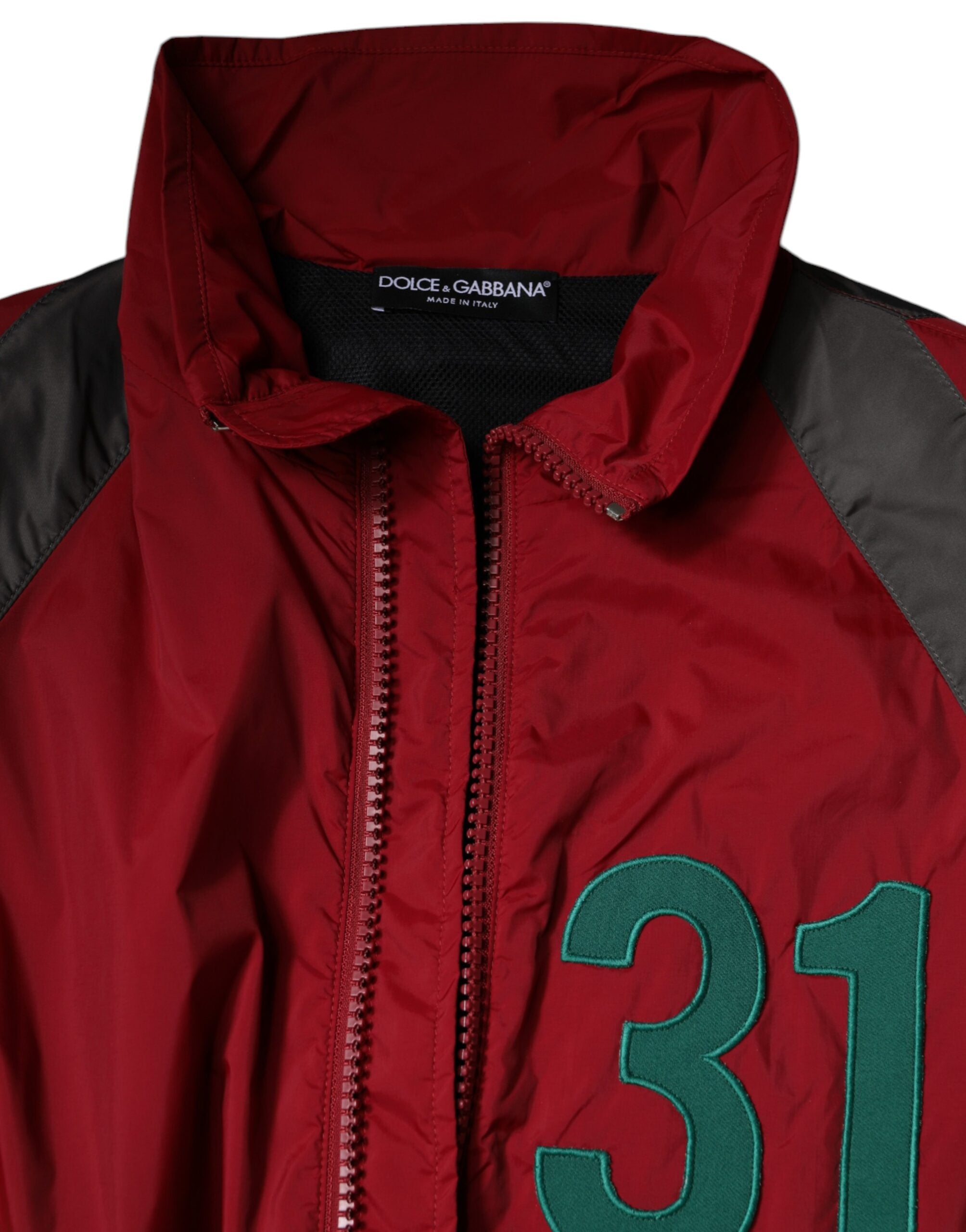 Dolce & Gabbana Multicolor Nylon Windbreaker Jacke mit durchgehendem Reißverschluss-7