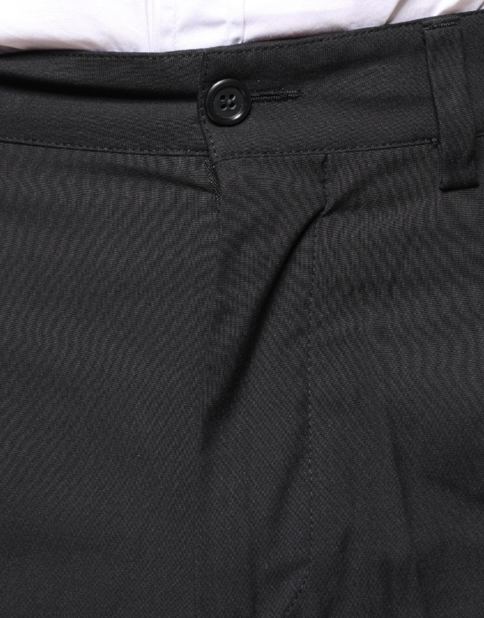Dolce & Gabbana Black Crown Cotton Dress and Trousers-5