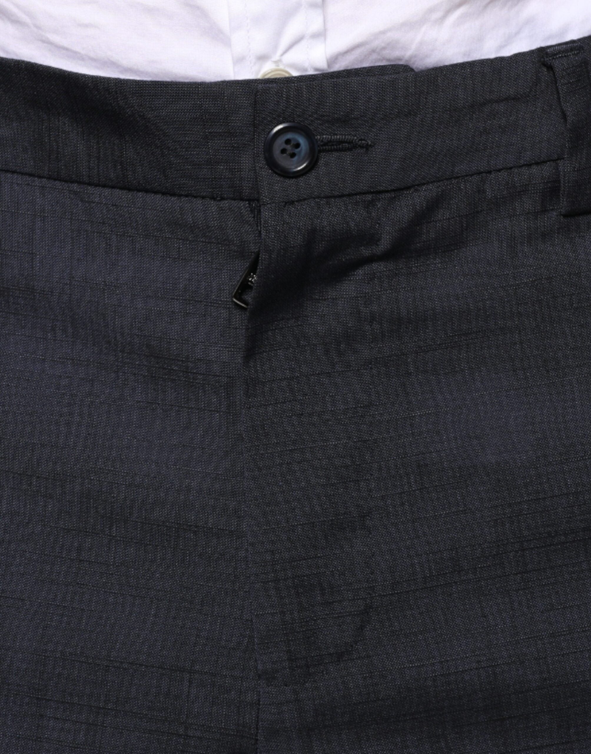 Dolce & Gabbana Schwarz Baumwolle Wolle Formal Dress Hose-5