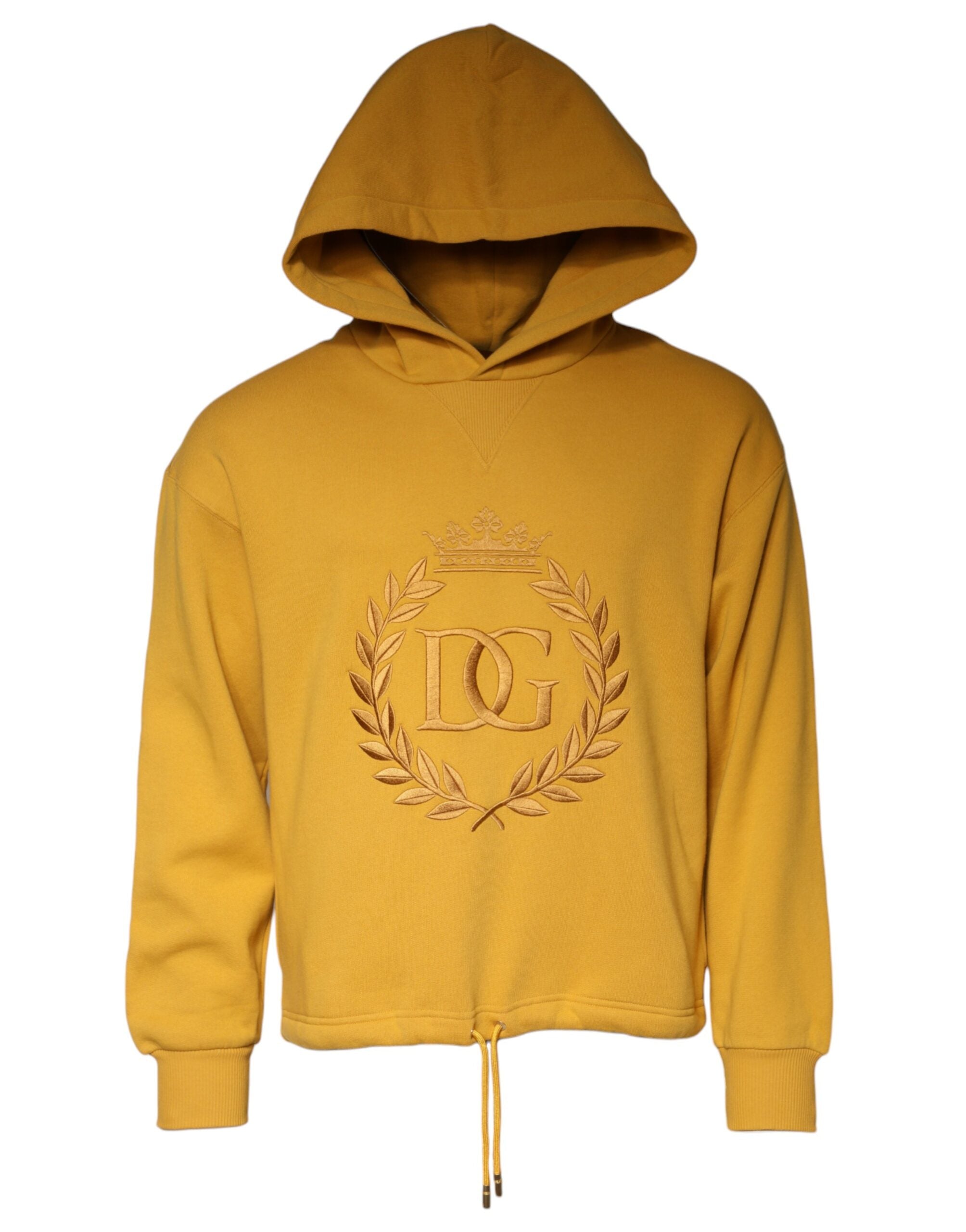 Dolce & Gabbana Senf DG Sweatshirt mit Kapuze für Männer Pullover-1