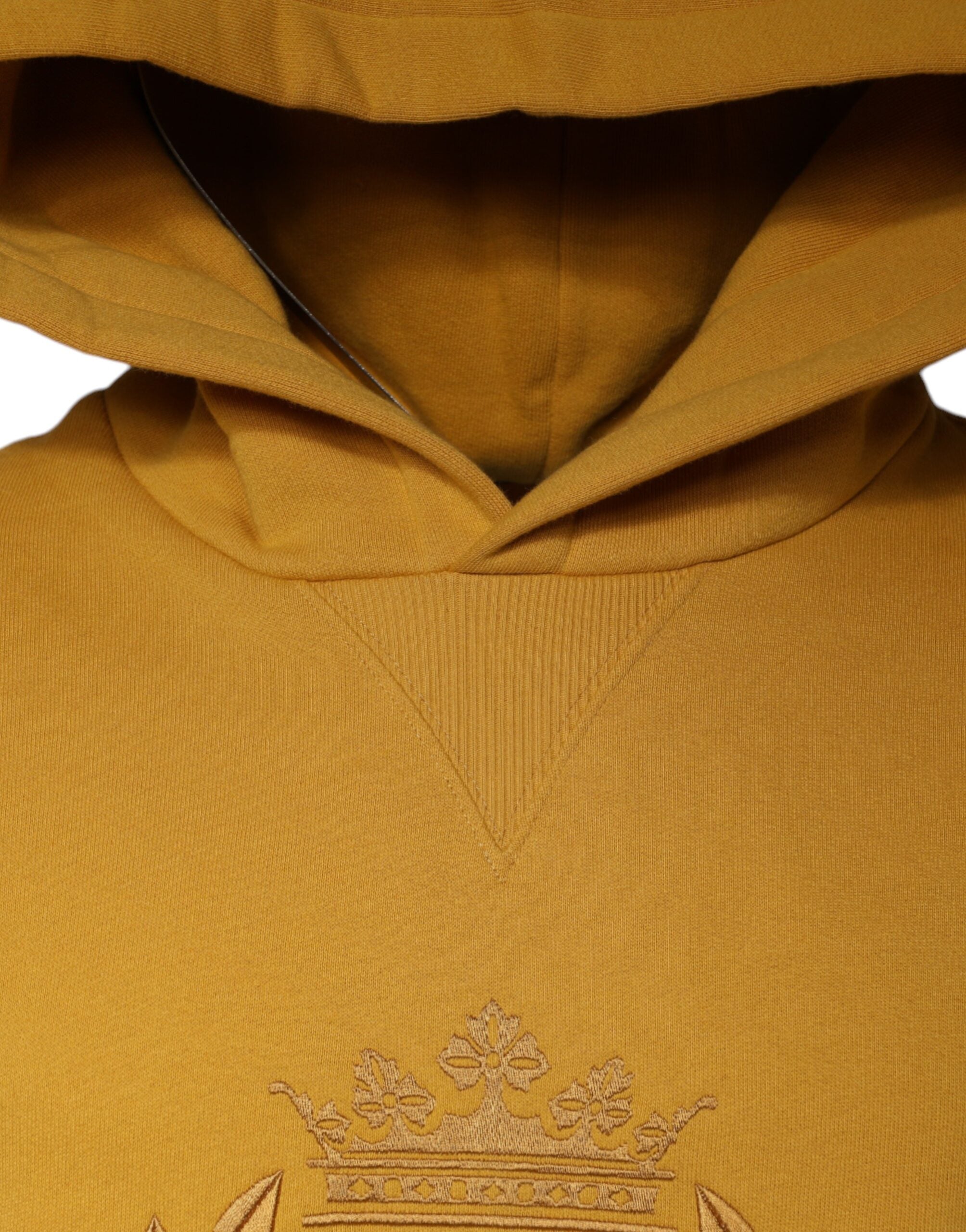 Dolce & Gabbana Senf DG Sweatshirt mit Kapuze für Männer Pullover-3