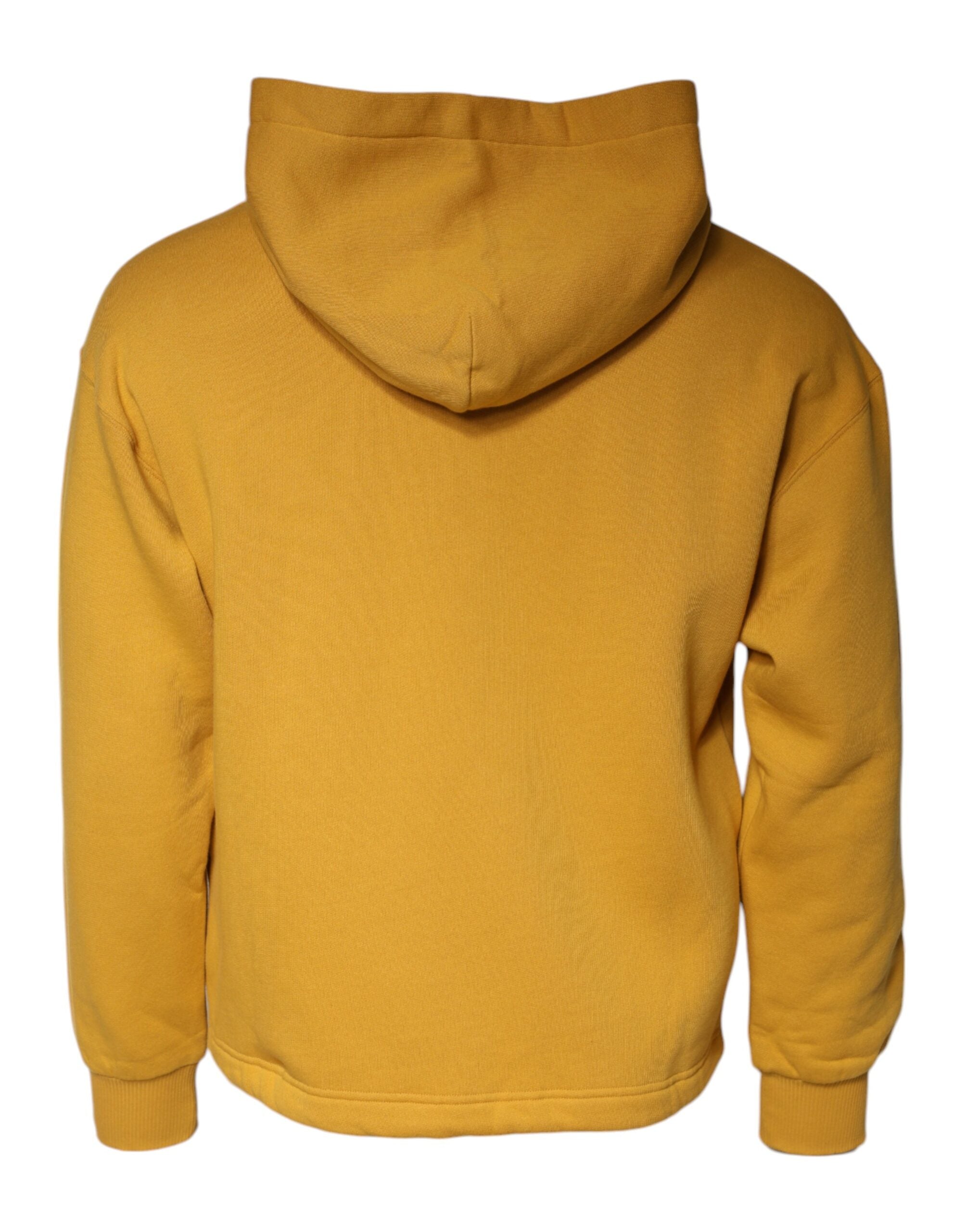 Dolce & Gabbana Senf DG Sweatshirt mit Kapuze für Männer Pullover-5