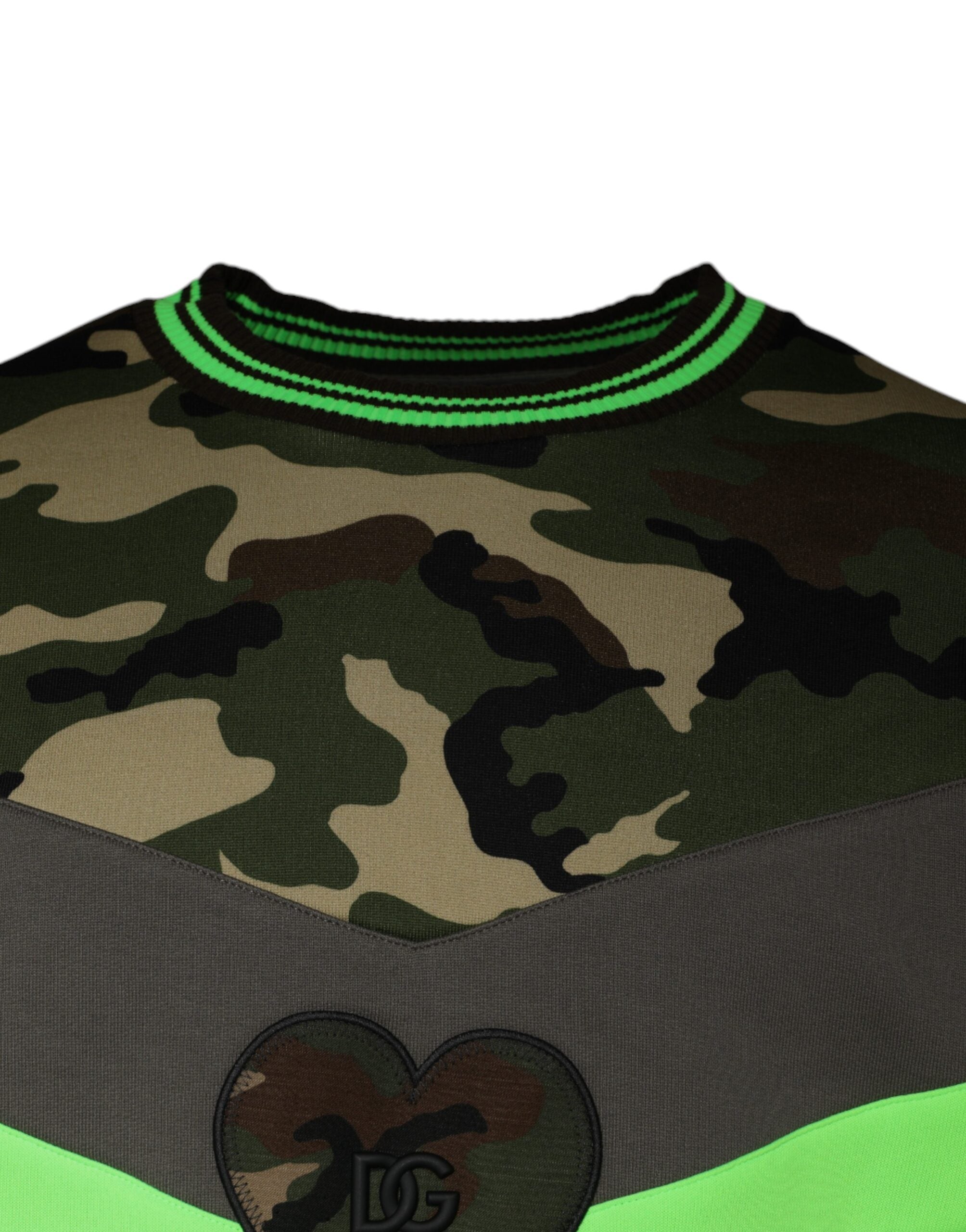 Dolce & Gabbana Multicolor Camouflage Sweatshirt Pullover-3