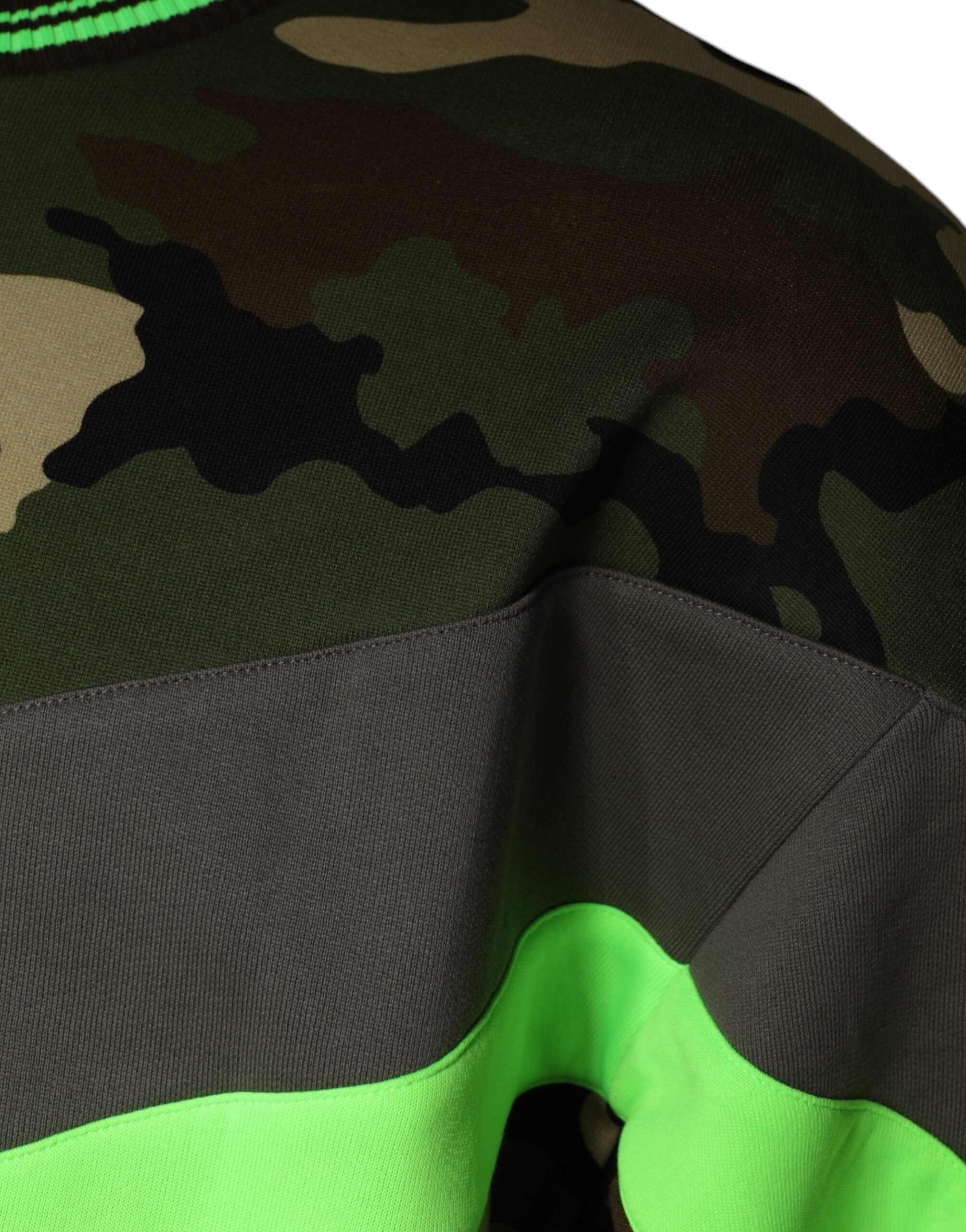 Dolce & Gabbana Multicolor Camouflage Sweatshirt Pullover-4