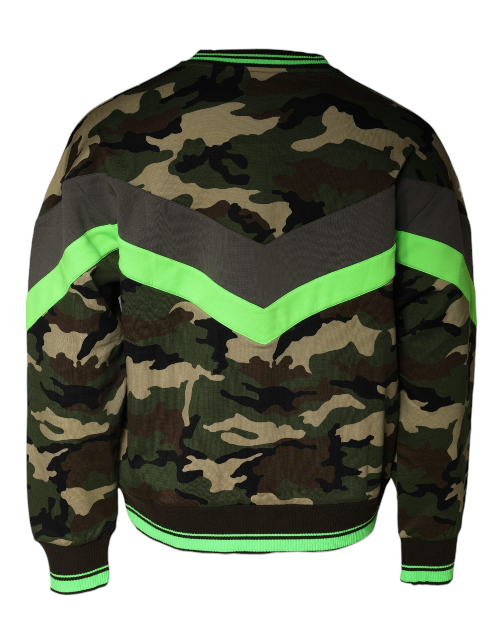 Dolce & Gabbana Multicolor Camouflage Sweatshirt Pullover-5