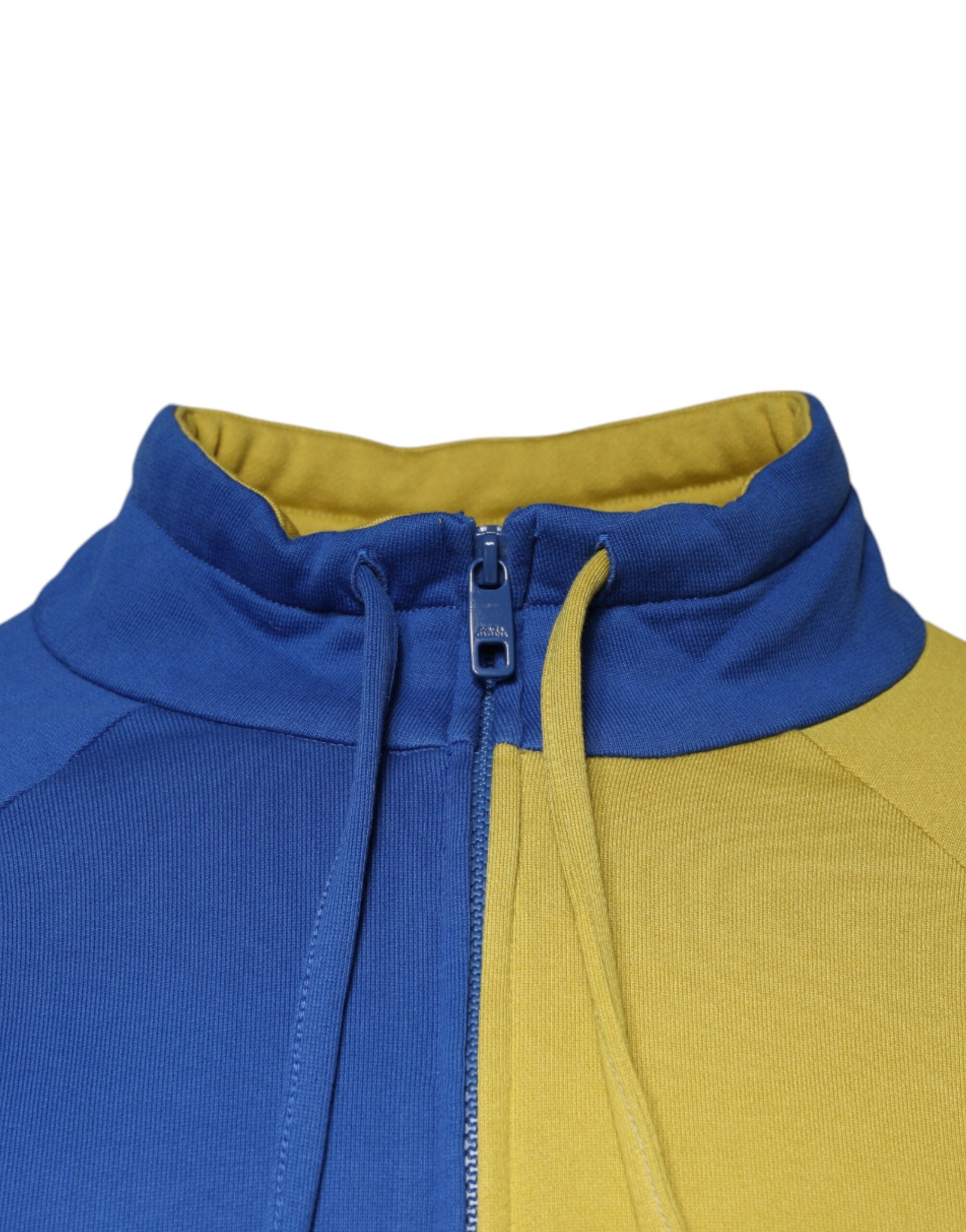 Dolce & Gabbana Multicolor Patchwork Männer Sweatshirt Pullover-3