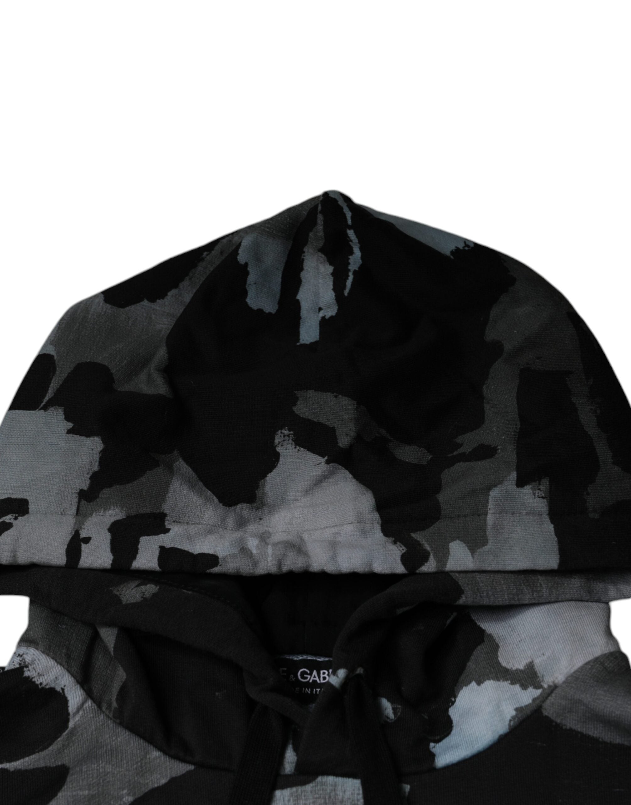 Dolce & Gabbana Men's Multicolor Camouflage Hoodie-6