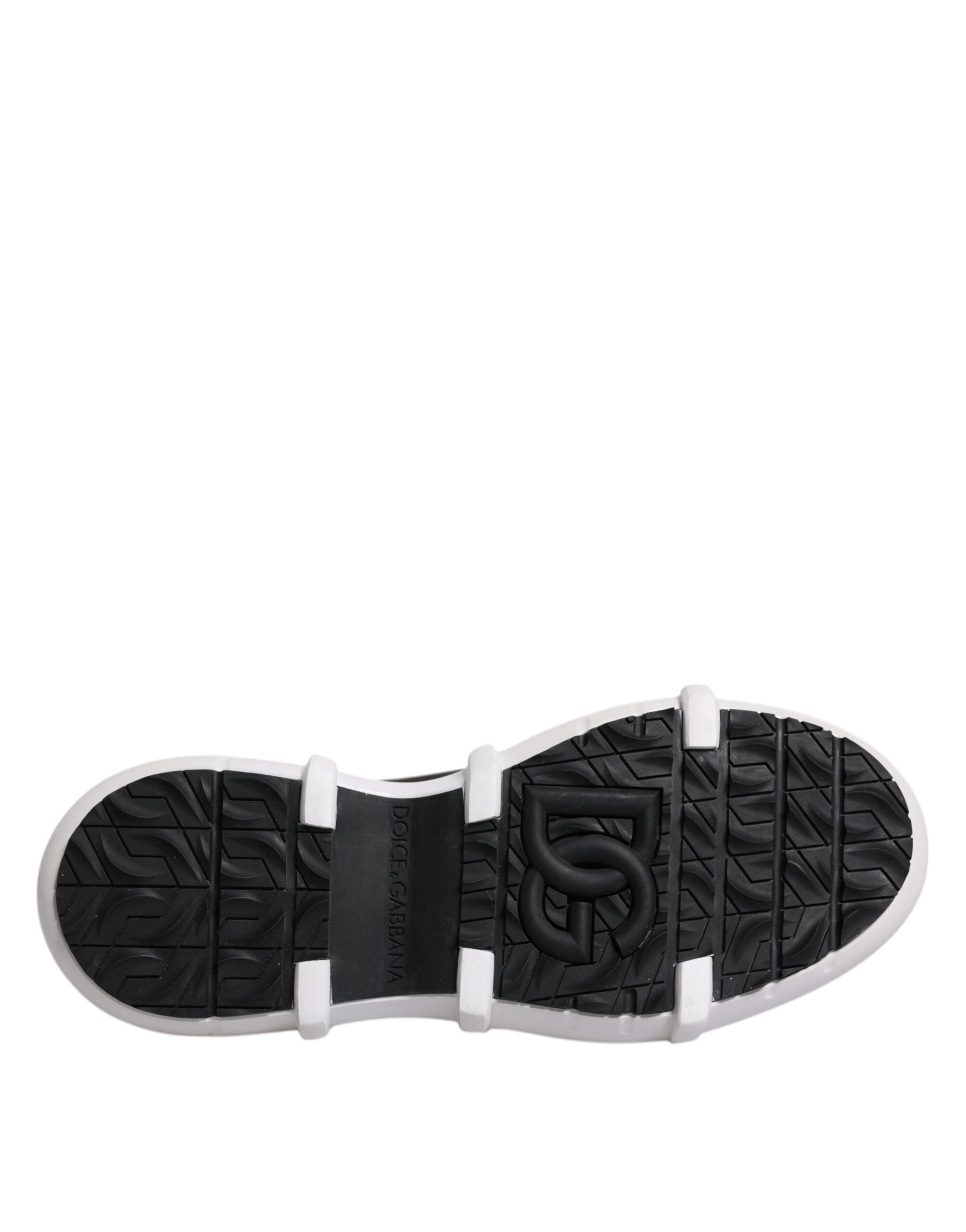 Dolce & Gabbana Black Nylon Galileo High Top Sneakers Shoes-8